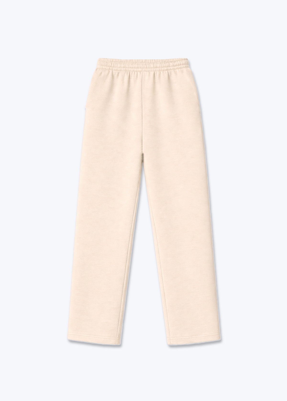 CLEAN BLANK - Trackpants - Beige Back Base