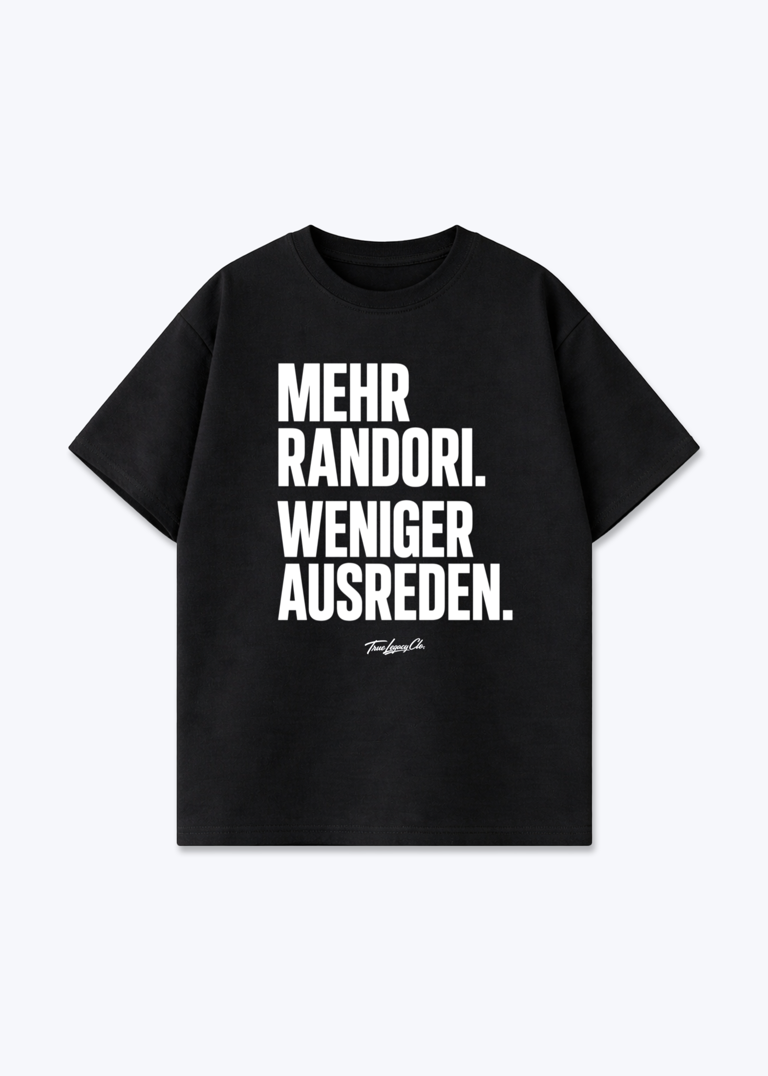 MEHR RANDORI - Oversized Shirt - Black Front (Designed)