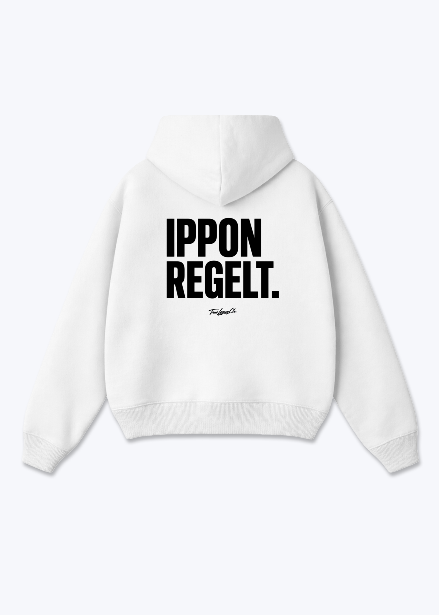 IPPON REGELT - Oversized Hoodie - White Back (Designed)