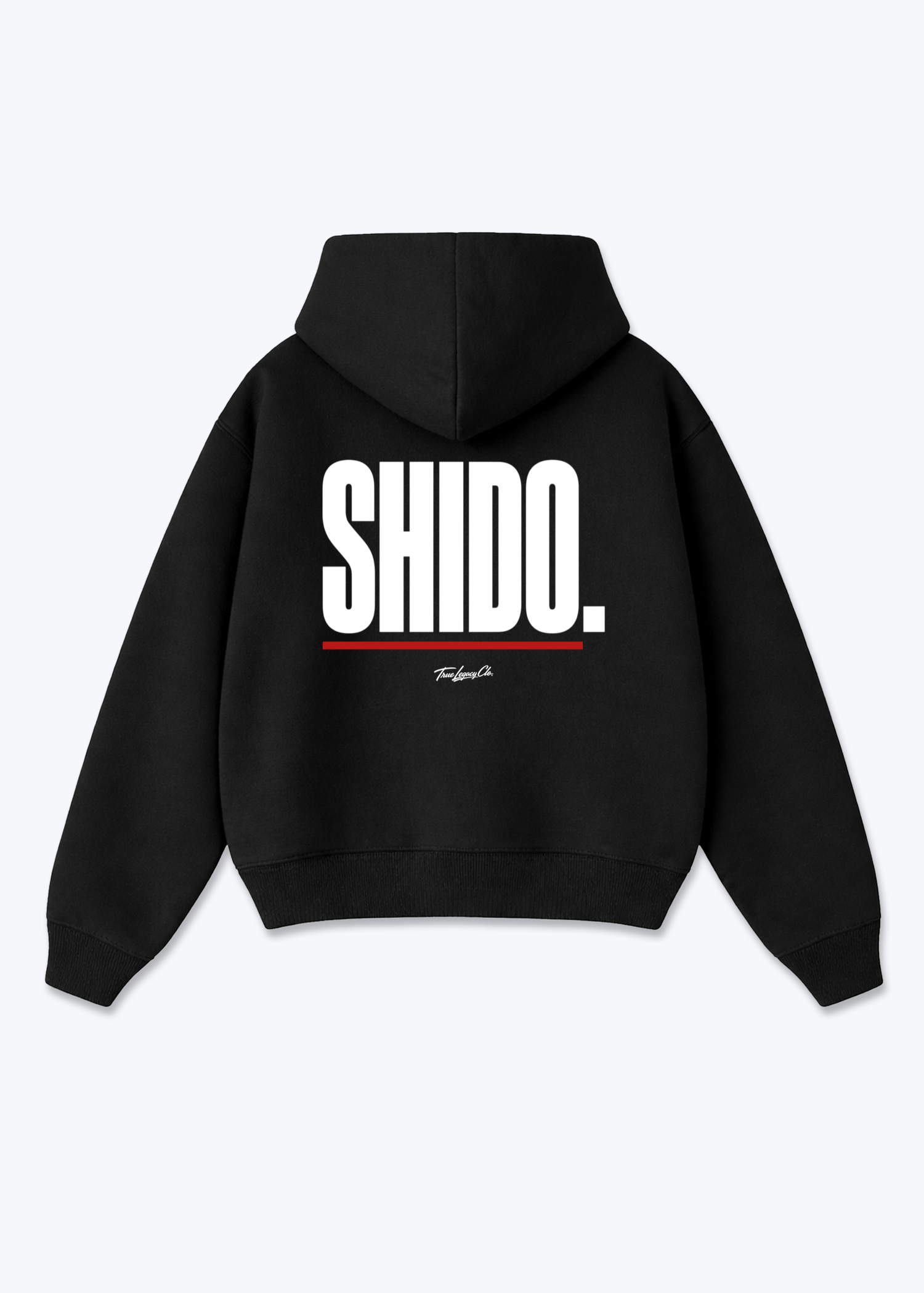 SHIDO! - Oversized Hoodie - Black Back (Designed)