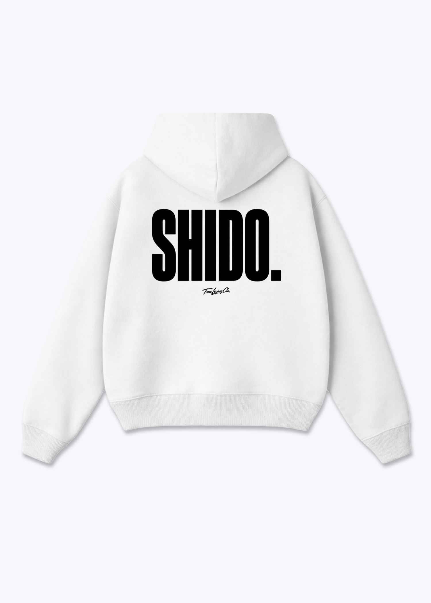 SHIDO. - Oversized Hoodie - White Back (Designed)