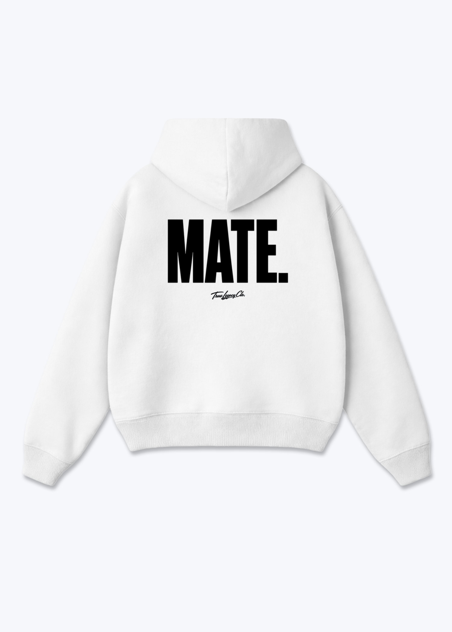 MATE - Oversized Hoodie - White Back (Designed)