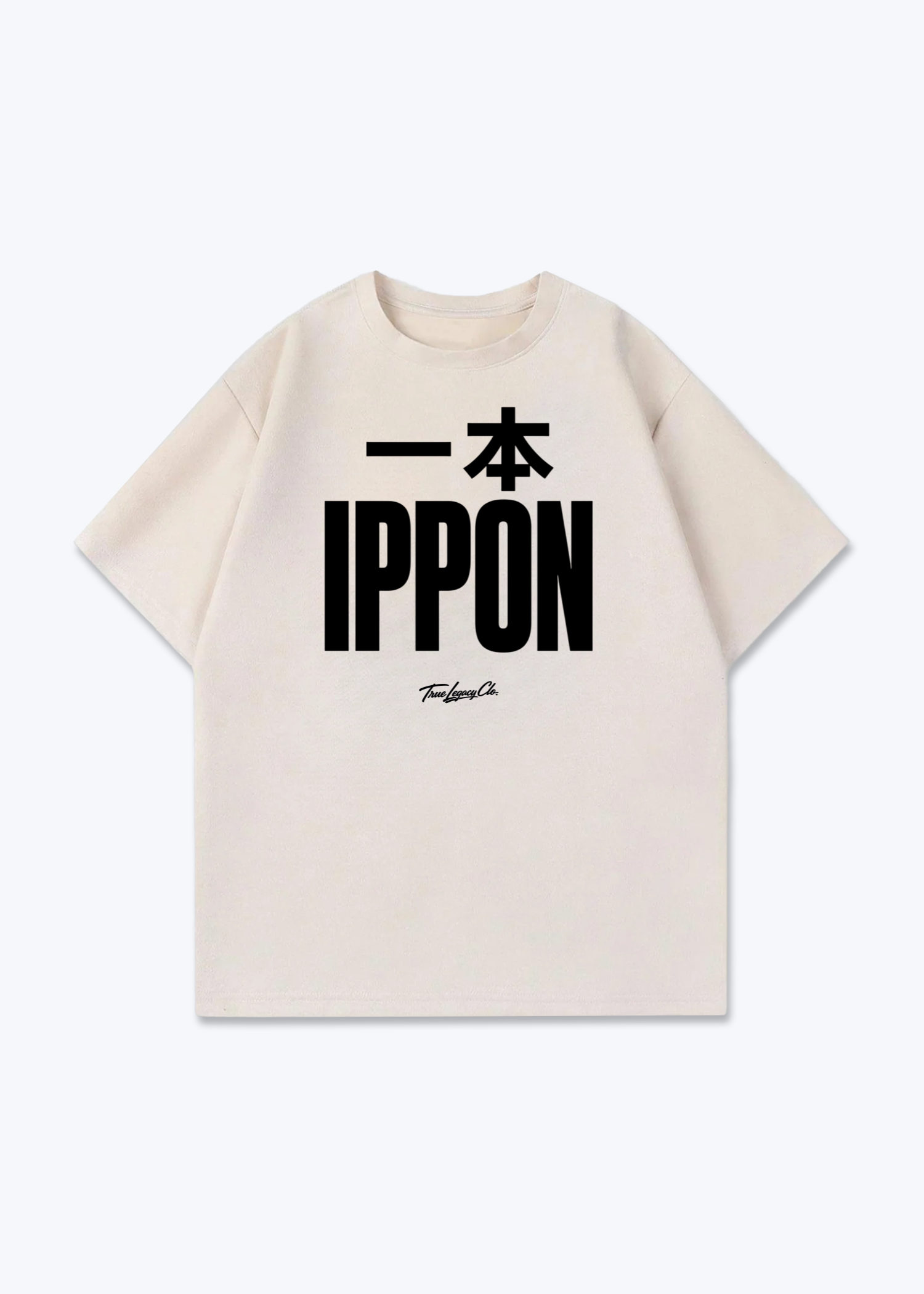IPPON | CLASSIC - Oversized Shirt - Beige Front (Designed)