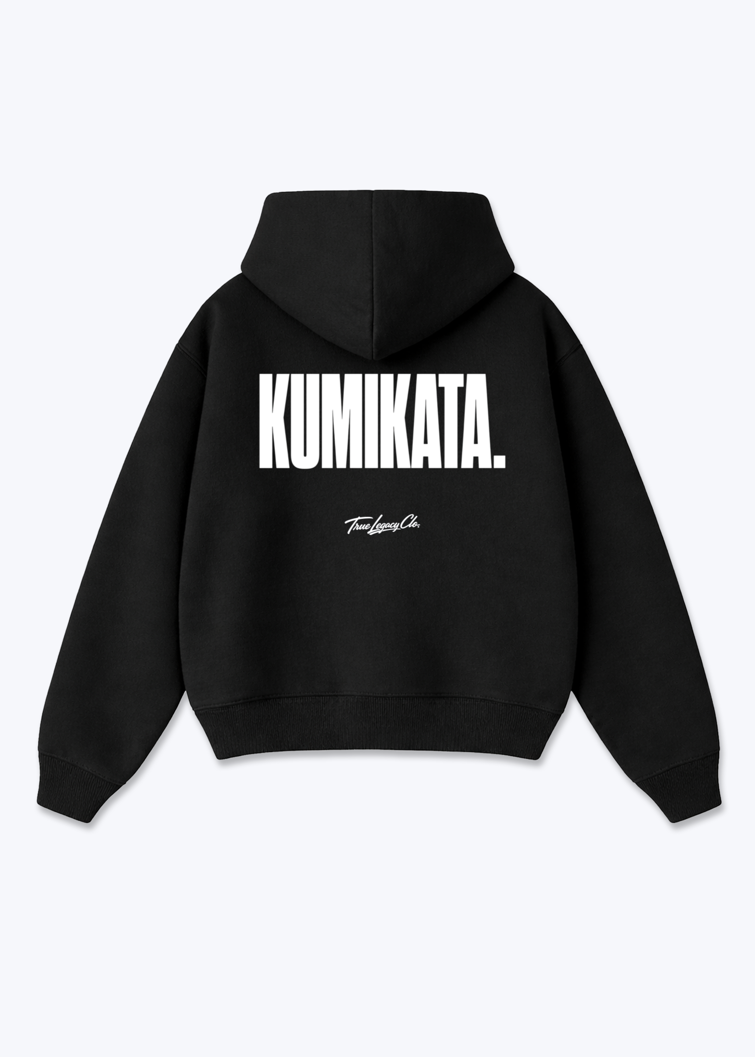 KUMIKATA - Oversized Hoodie - Black Back (Designed)