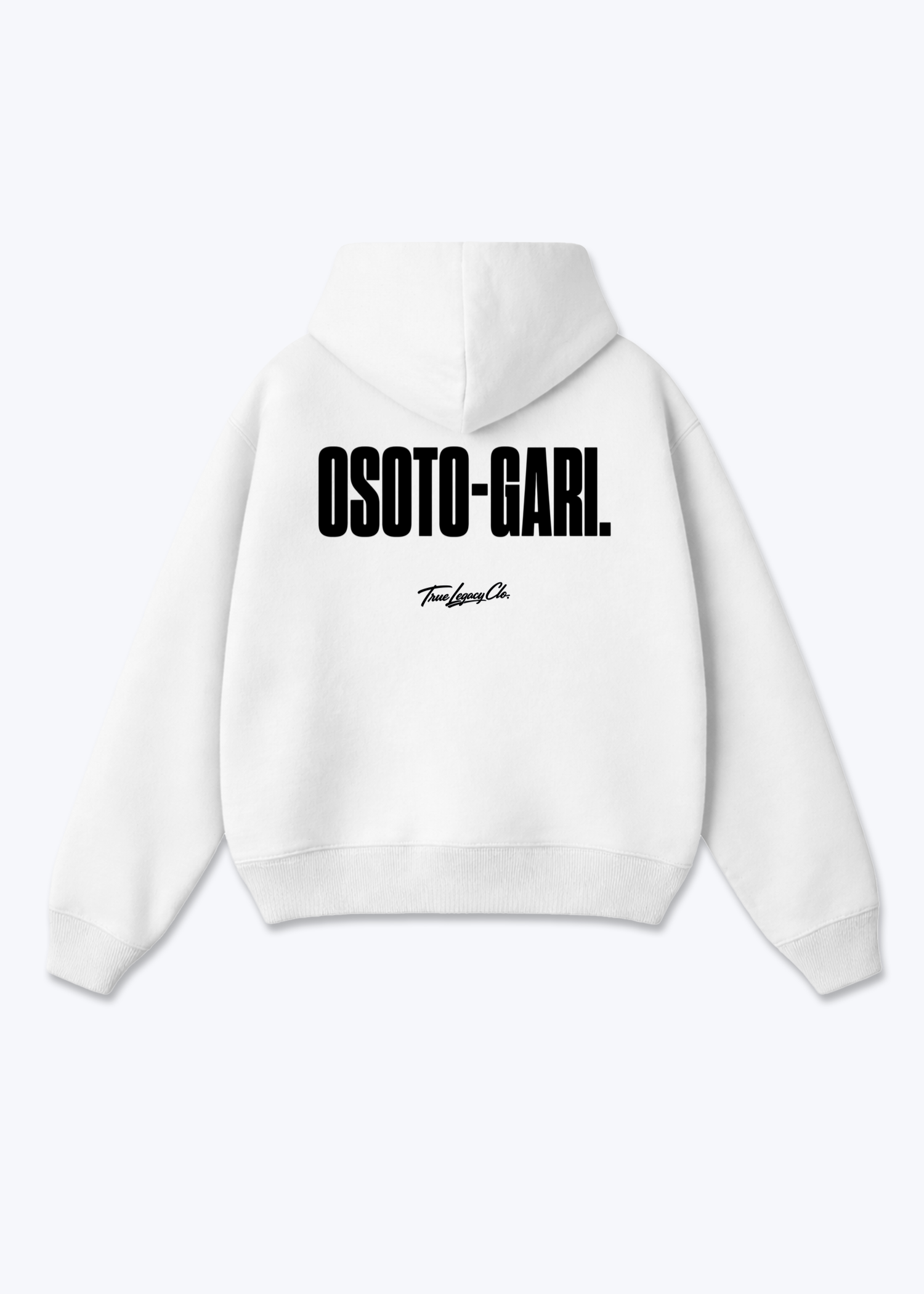 OSOTO-GARI - Oversized Hoodie - White Back (Designed)