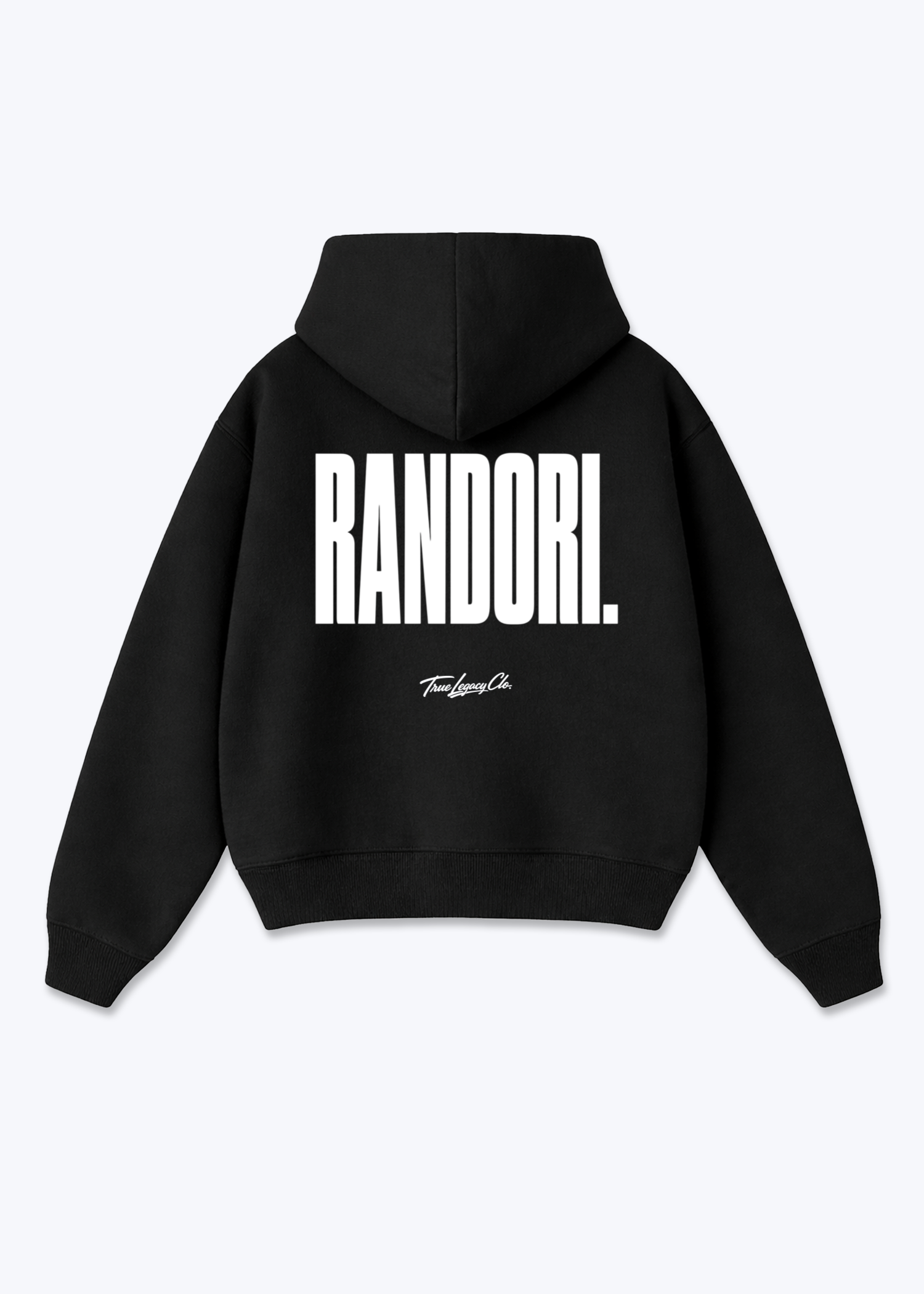 RANDORI - Oversized Hoodie - Black Back (Designed)