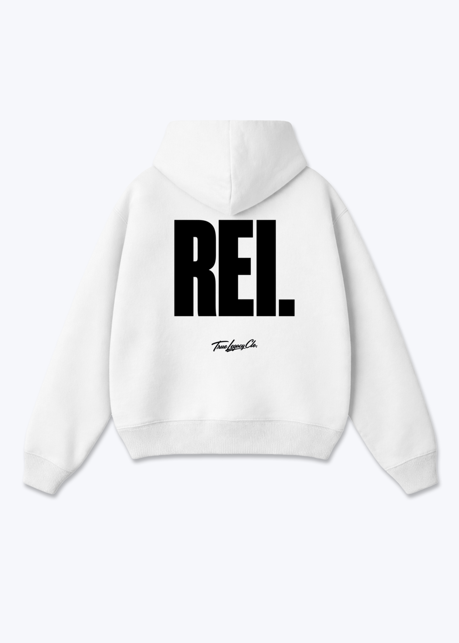 REI - Oversized Hoodie - White Back (Designed)
