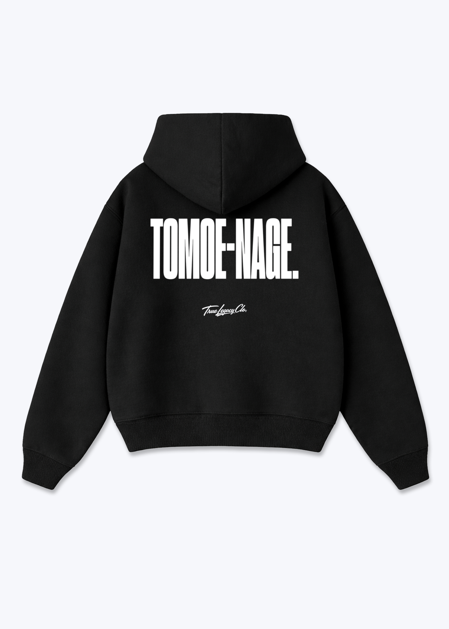 TOMOE-NAGE - Oversized Hoodie - Black Back (Designed)