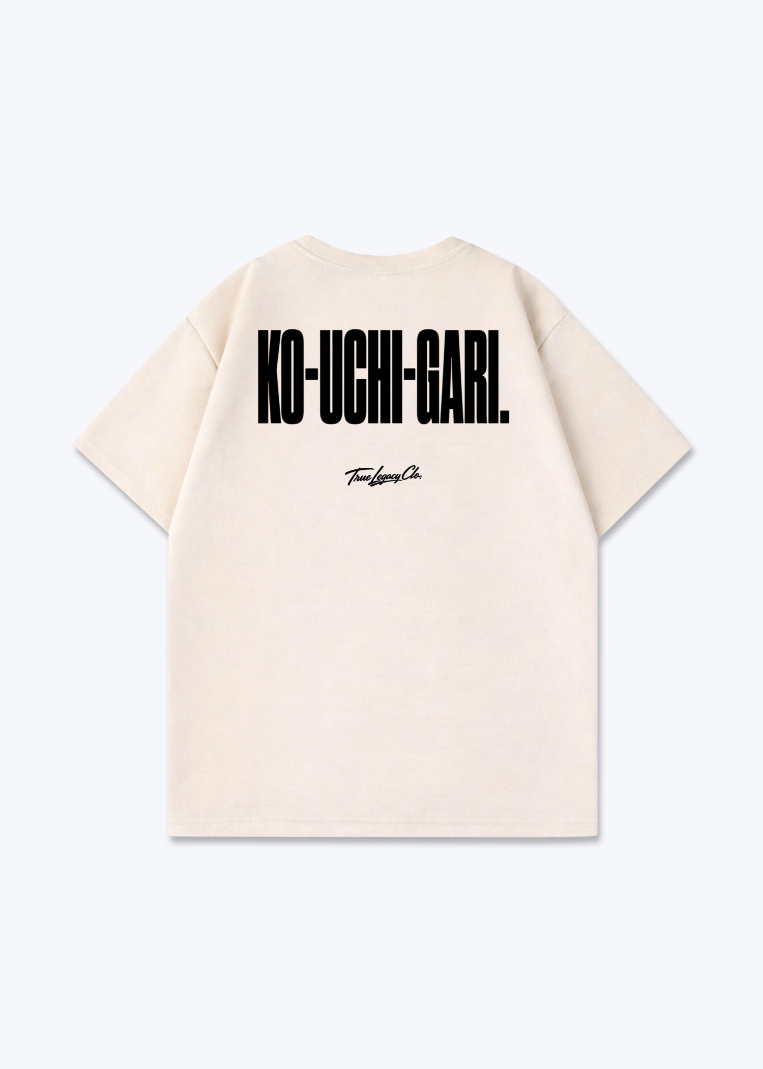 KO-UCHI-GARI - Oversized Shirt - Beige Back (Designed)