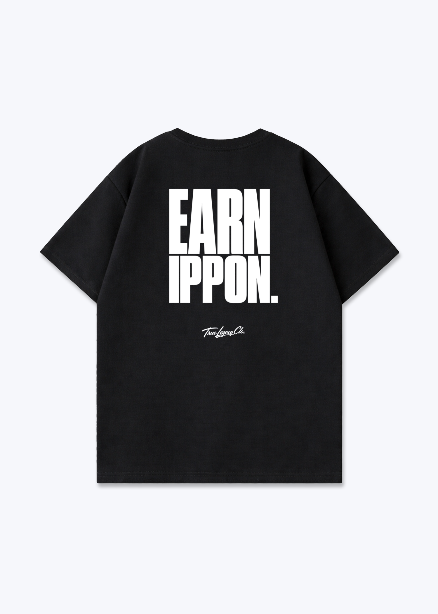 EARN IPPON - Oversized Shirt - Black Back (Designed)