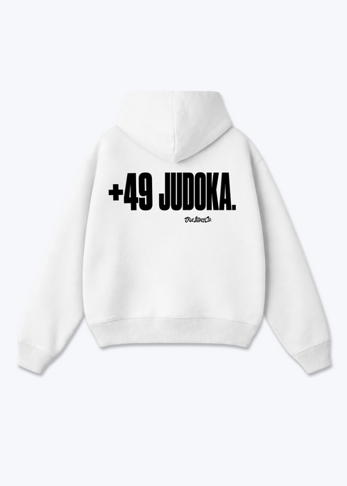 '+49 JUDOKA (DE) - Oversized Hoodie - White Back (Designed)