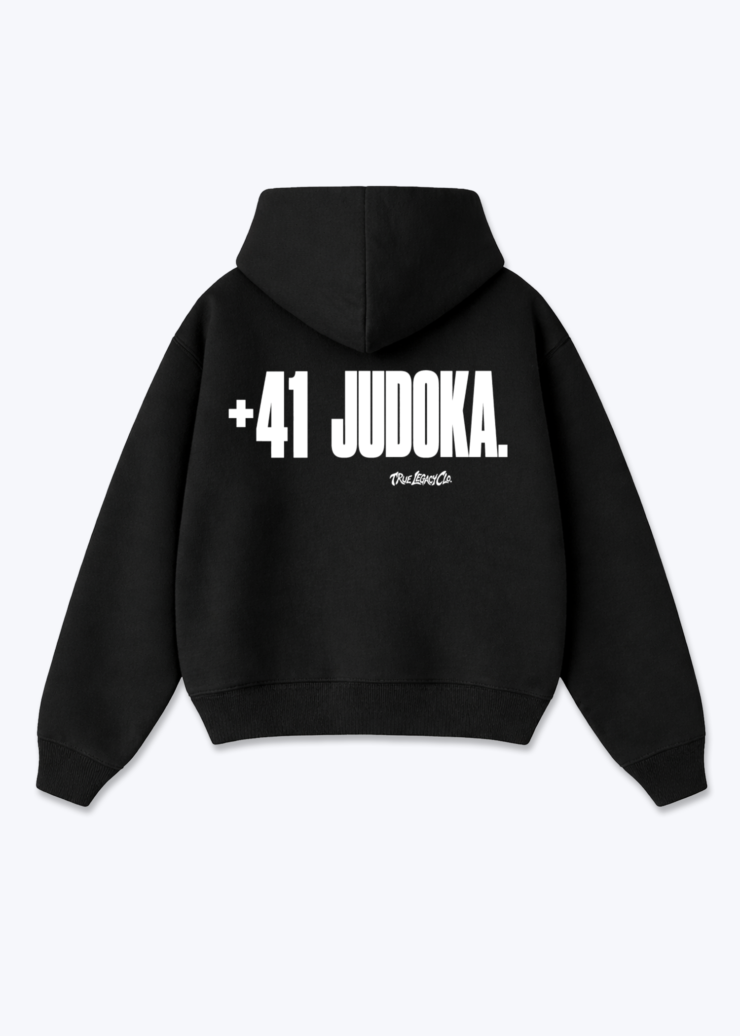 '+41 JUDOKA (CH) - Oversized Hoodie - Black Back (Designed)