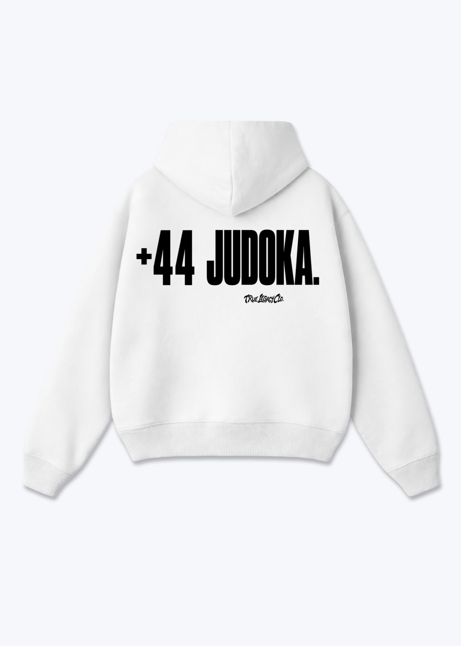 '+44 JUDOKA (GB) - Oversized Hoodie - White Back (Designed)