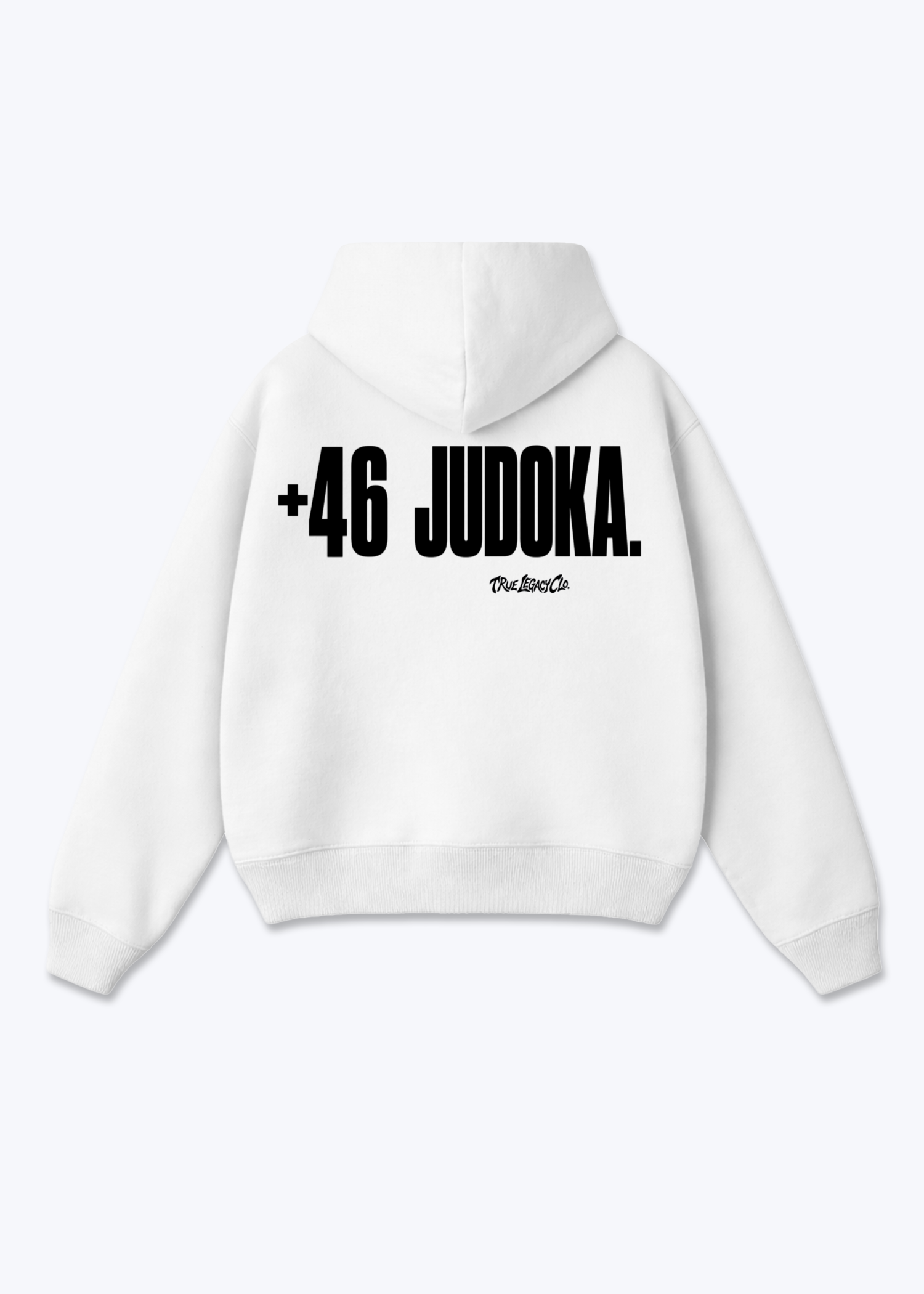 '+46 JUDOKA (SE) - Oversized Hoodie - White Back (Designed)
