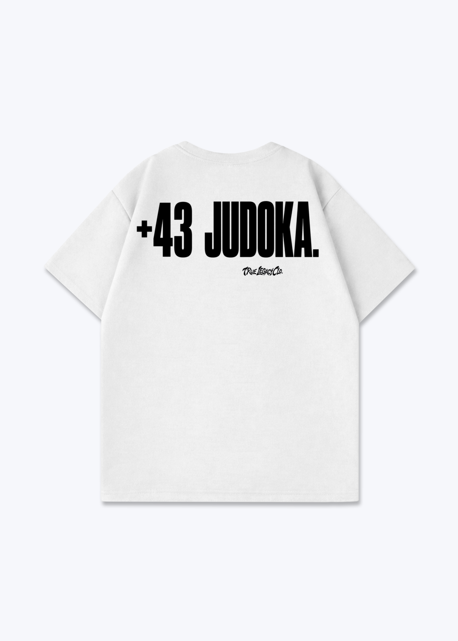 '+43 JUDOKA (AT) - Oversized Shirt - White Back (Designed)