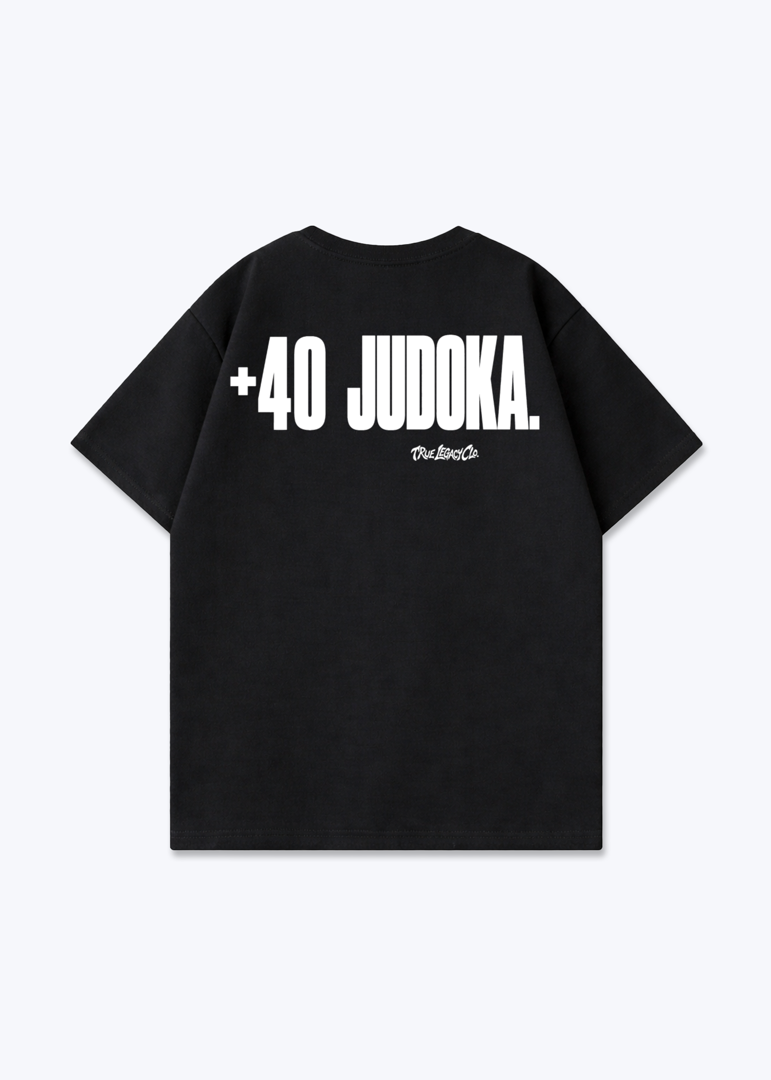 '+40 JUDOKA (RO) - Oversized Shirt - Black Back (Designed)