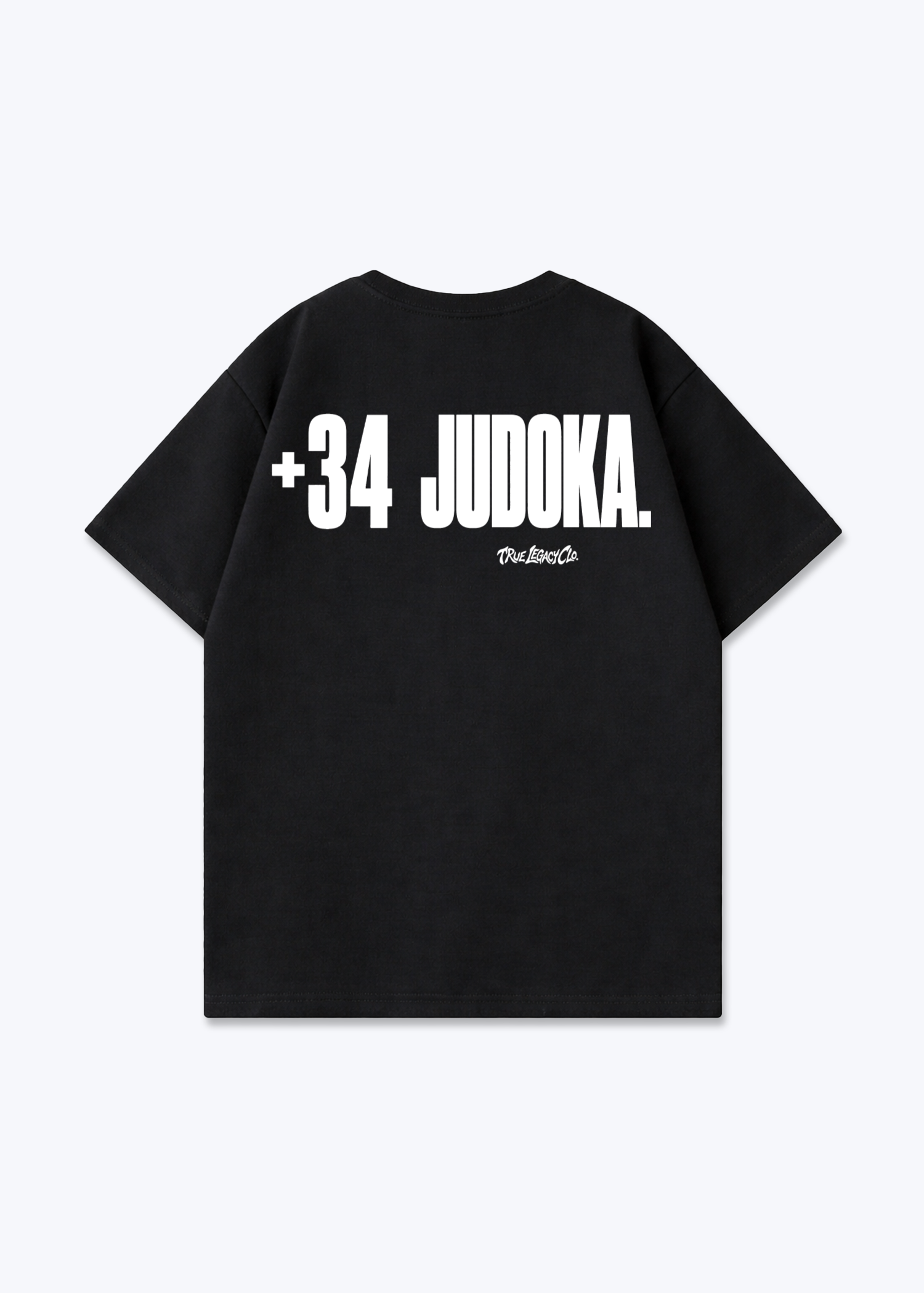 '+34 JUDOKA (ES) - Oversized Shirt - Black Back (Designed)