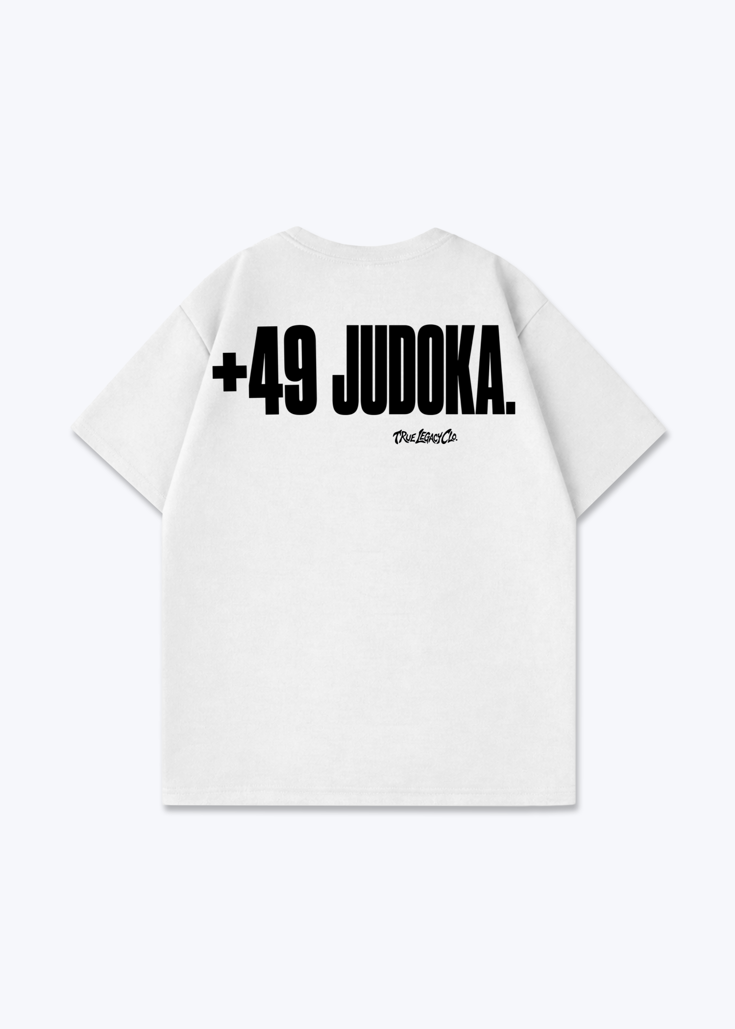 '+49 JUDOKA (DE) - Oversized Shirt - White Back (Designed)