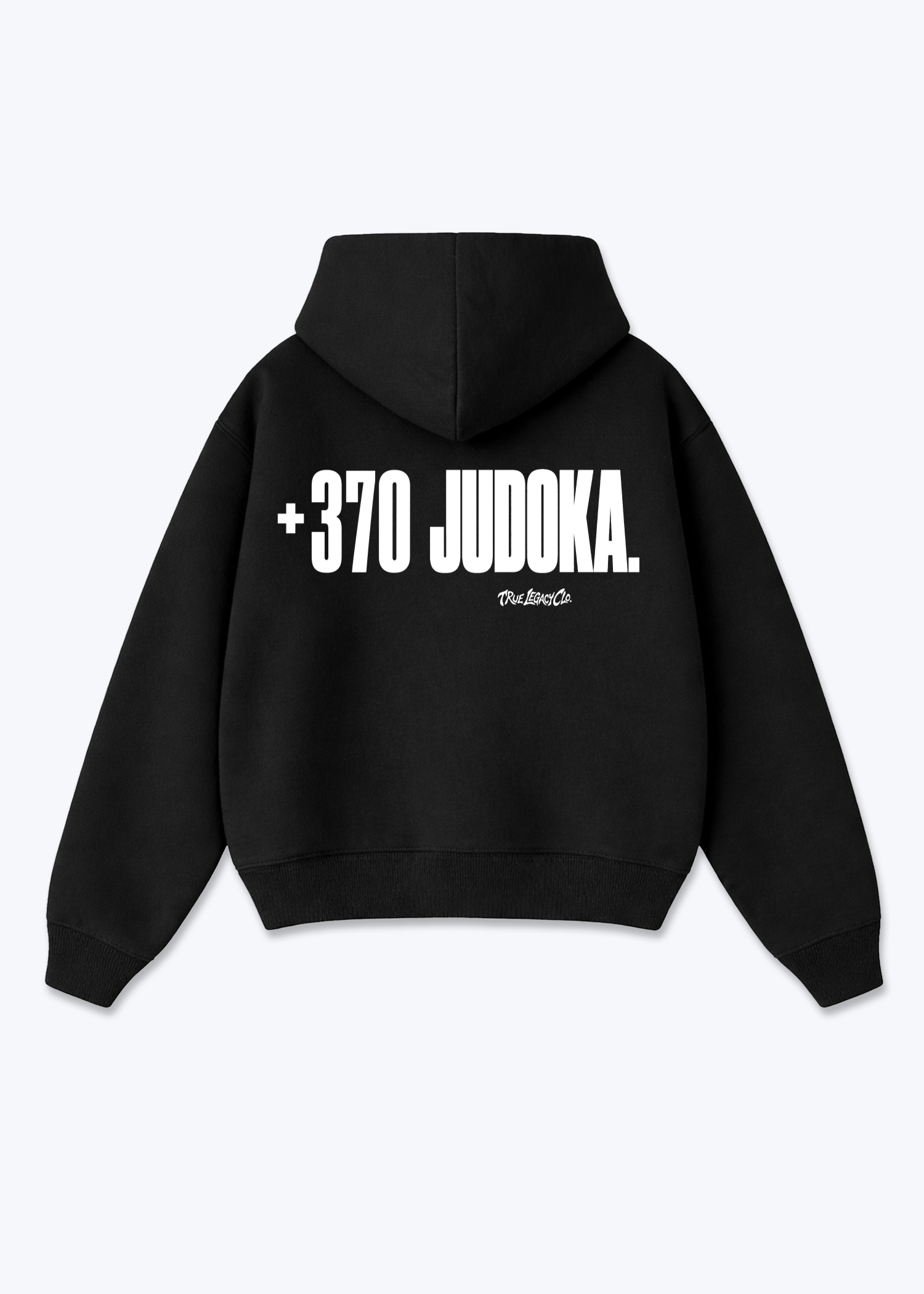 +370 JUDOKA (LT) - Oversized Hoodie - Black Back (Designed)