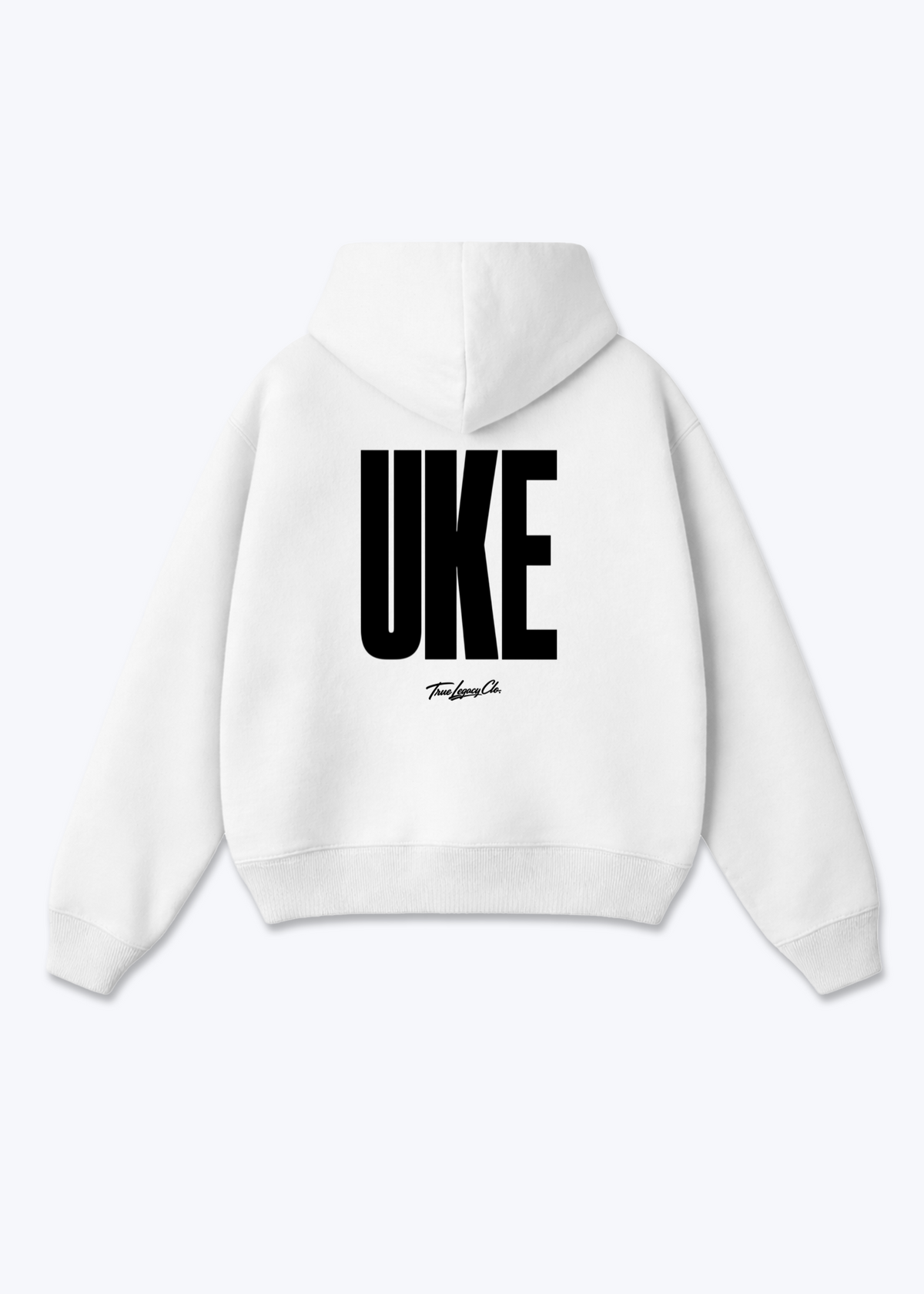 UKE - Oversized Hoodie - White Back (Designed)