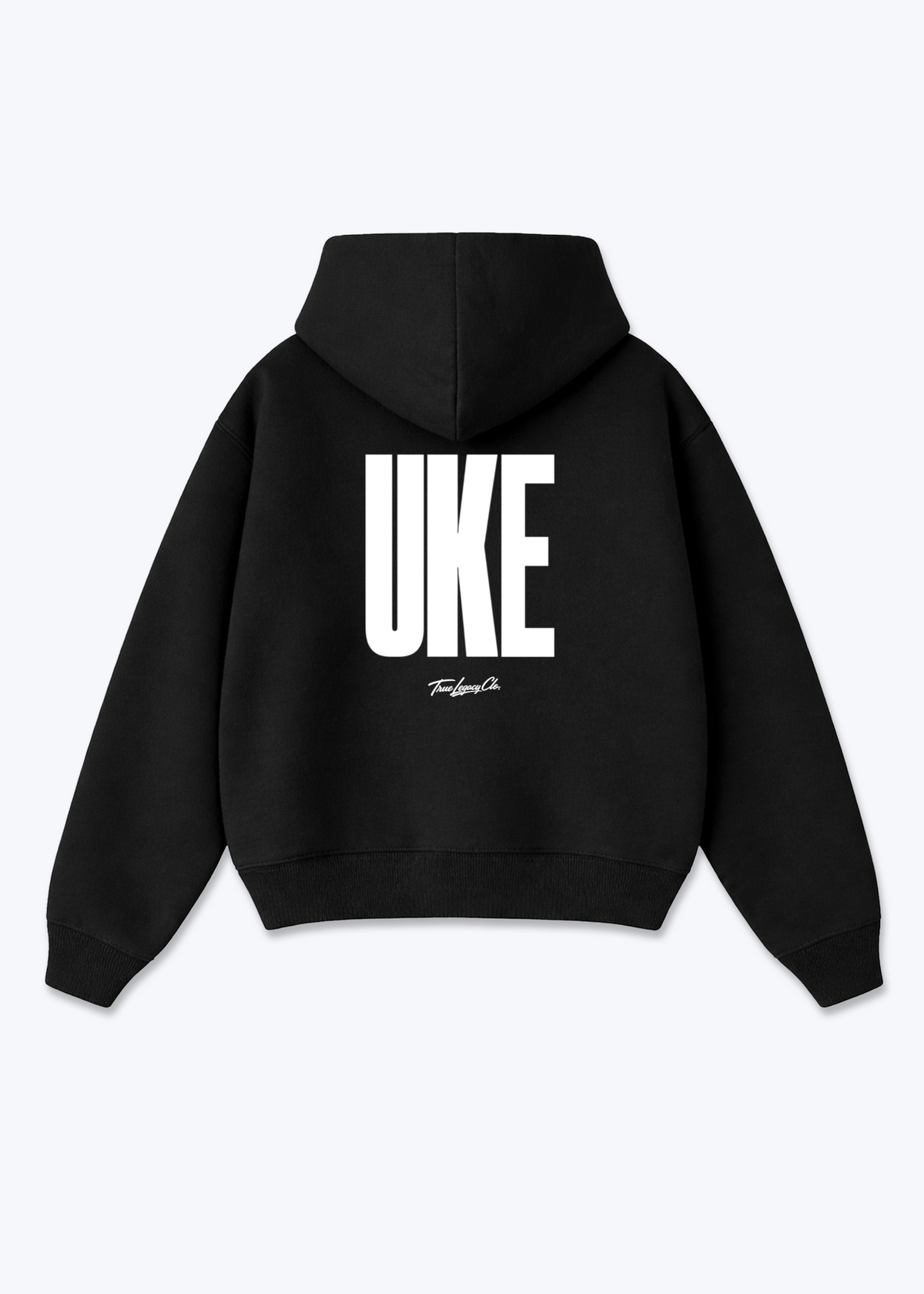 UKE - Oversized Hoodie - Black Back (Designed)