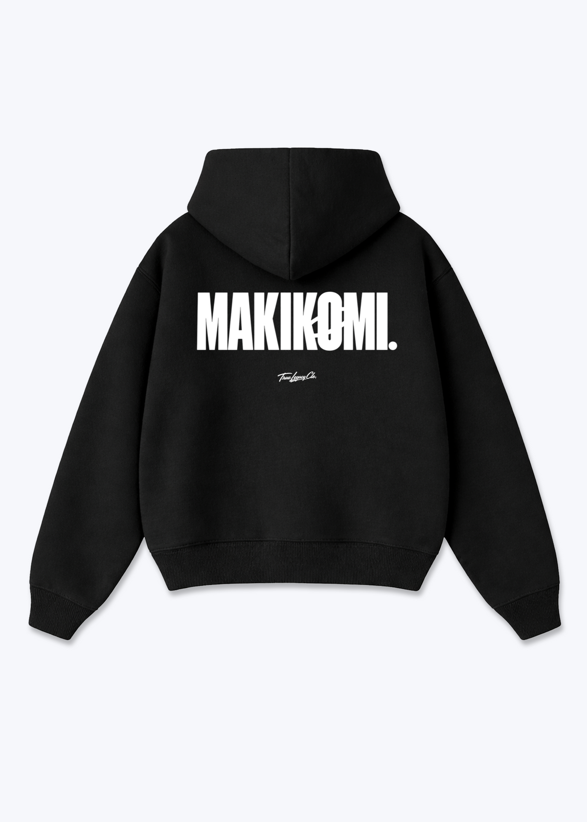 MAKIKOMI - Oversized Hoodie - Black Back (Designed)