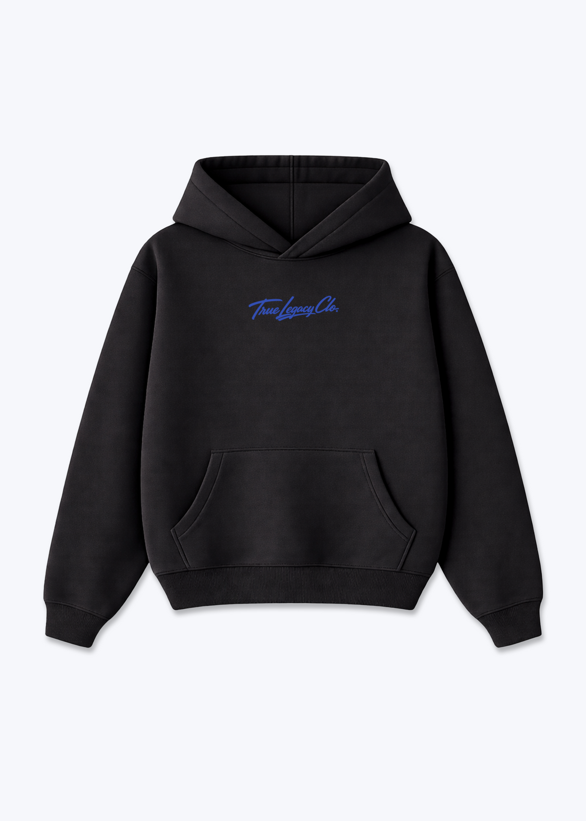 TRUE LEGACY CLO. (ORIGINAL) - Oversized Hoodie - Black Front (Designed)