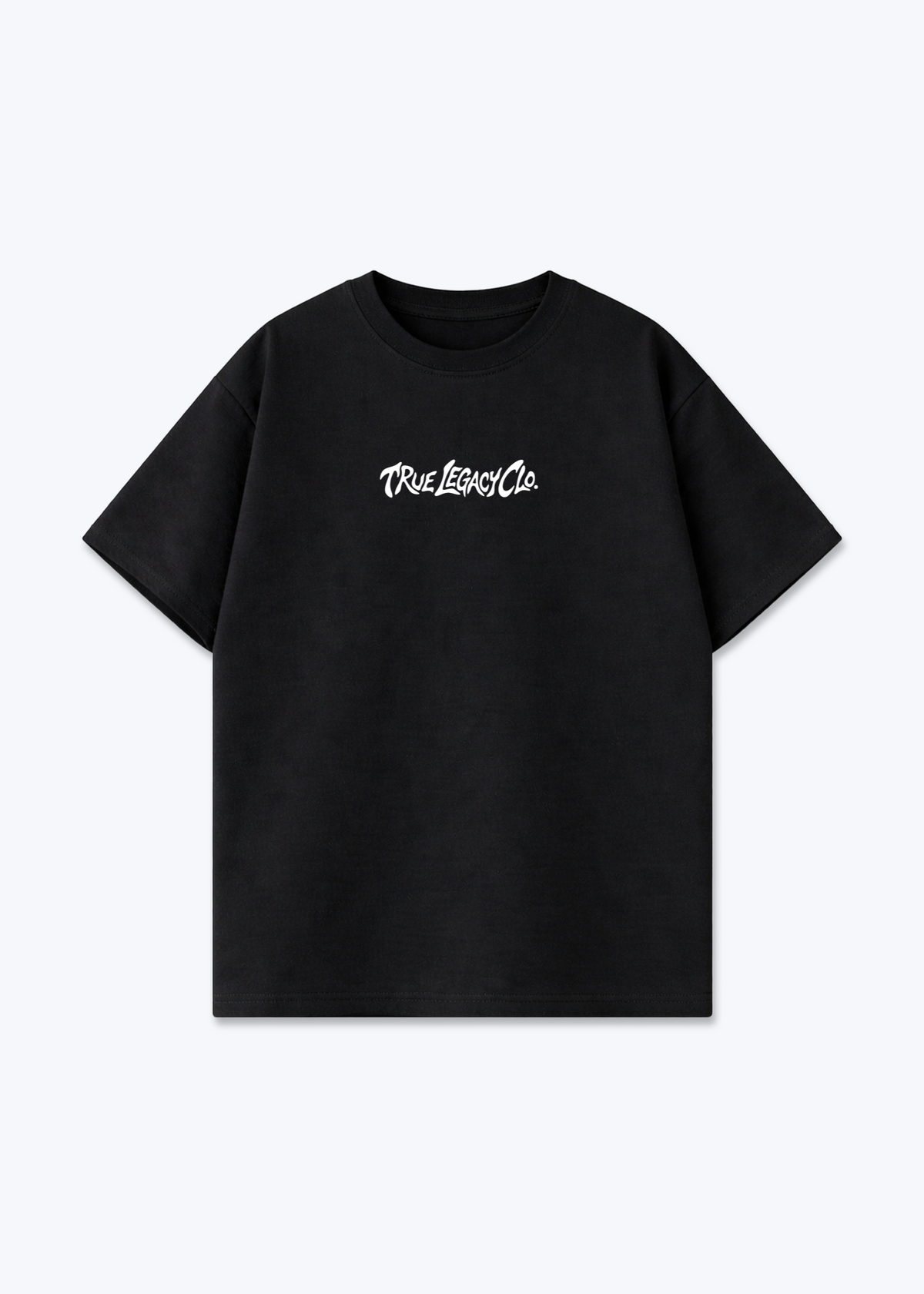 TRUE LEGACY CLO. - Oversized Shirt - Black Front (Designed)