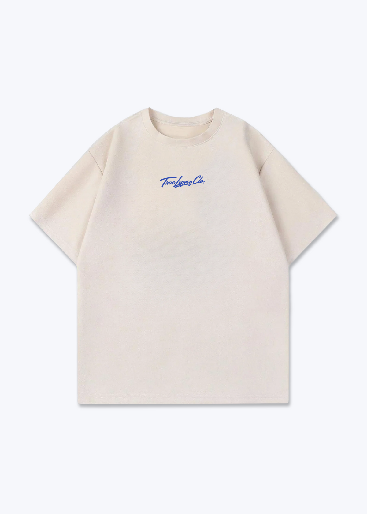 TRUE LEGACY CLO. (ORIGINAL) - Oversized Shirt - Beige Front (Designed)