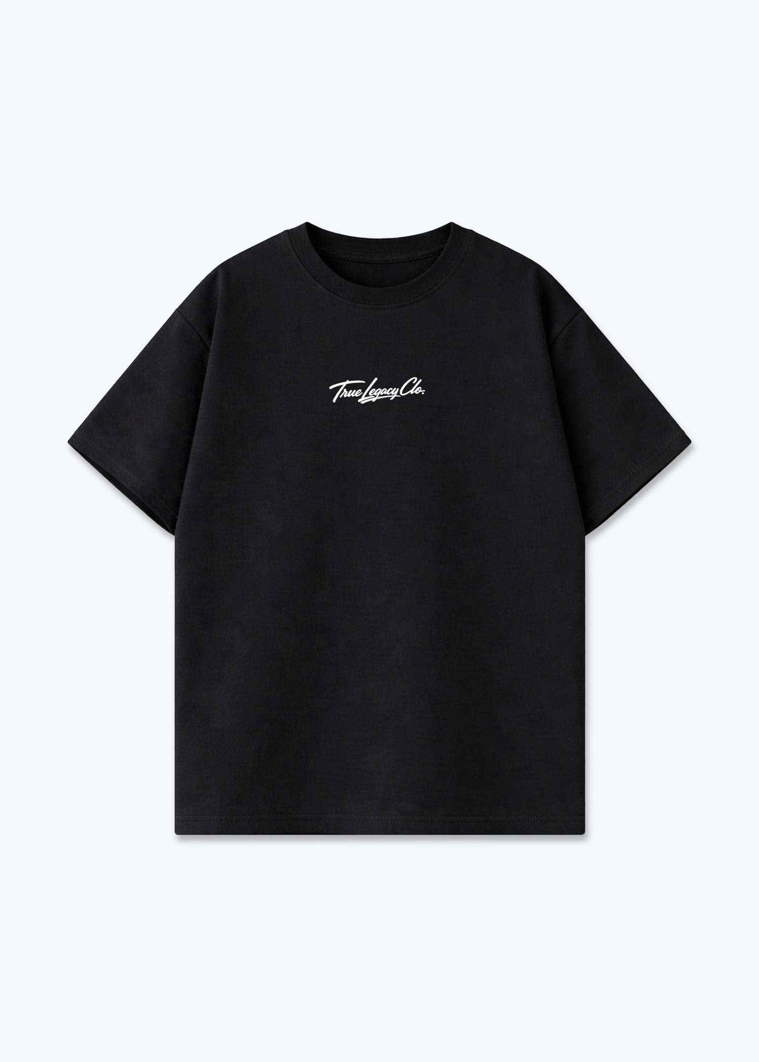 TRUE LEGACY CLO. (ORIGINAL) - Oversized Shirt - Black Front (Designed)