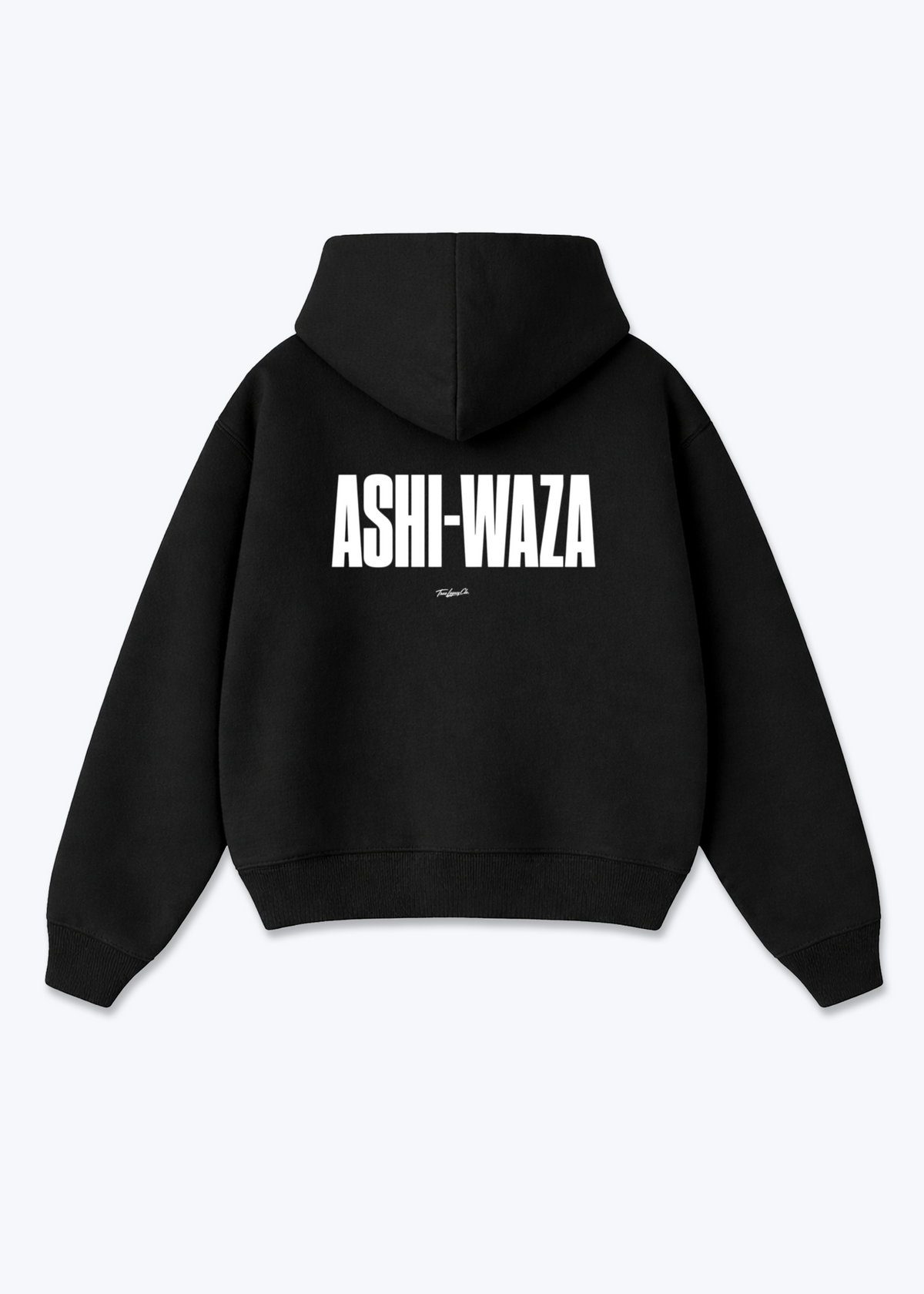 ASHI-WAZA - Oversized Hoodie - Black Back (Designed)