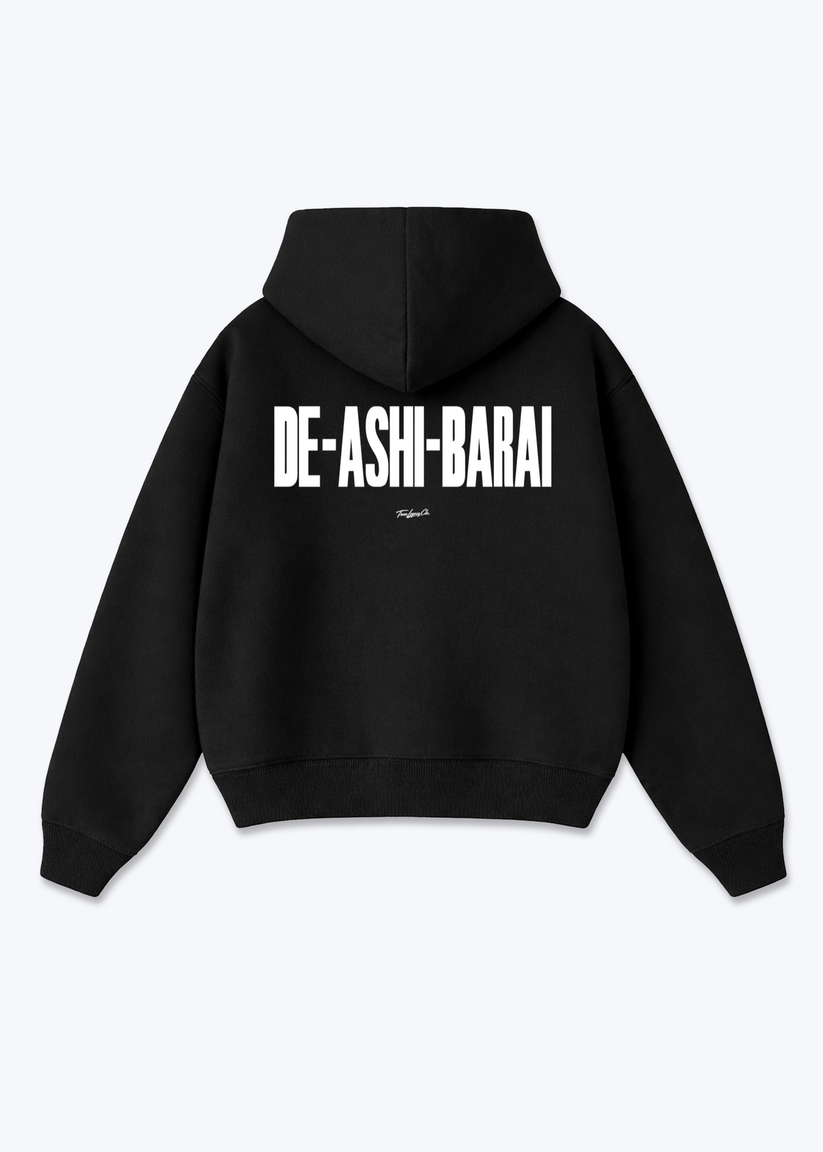 DE-ASHI-BARAI - Oversized Hoodie - Black Back (Designed)