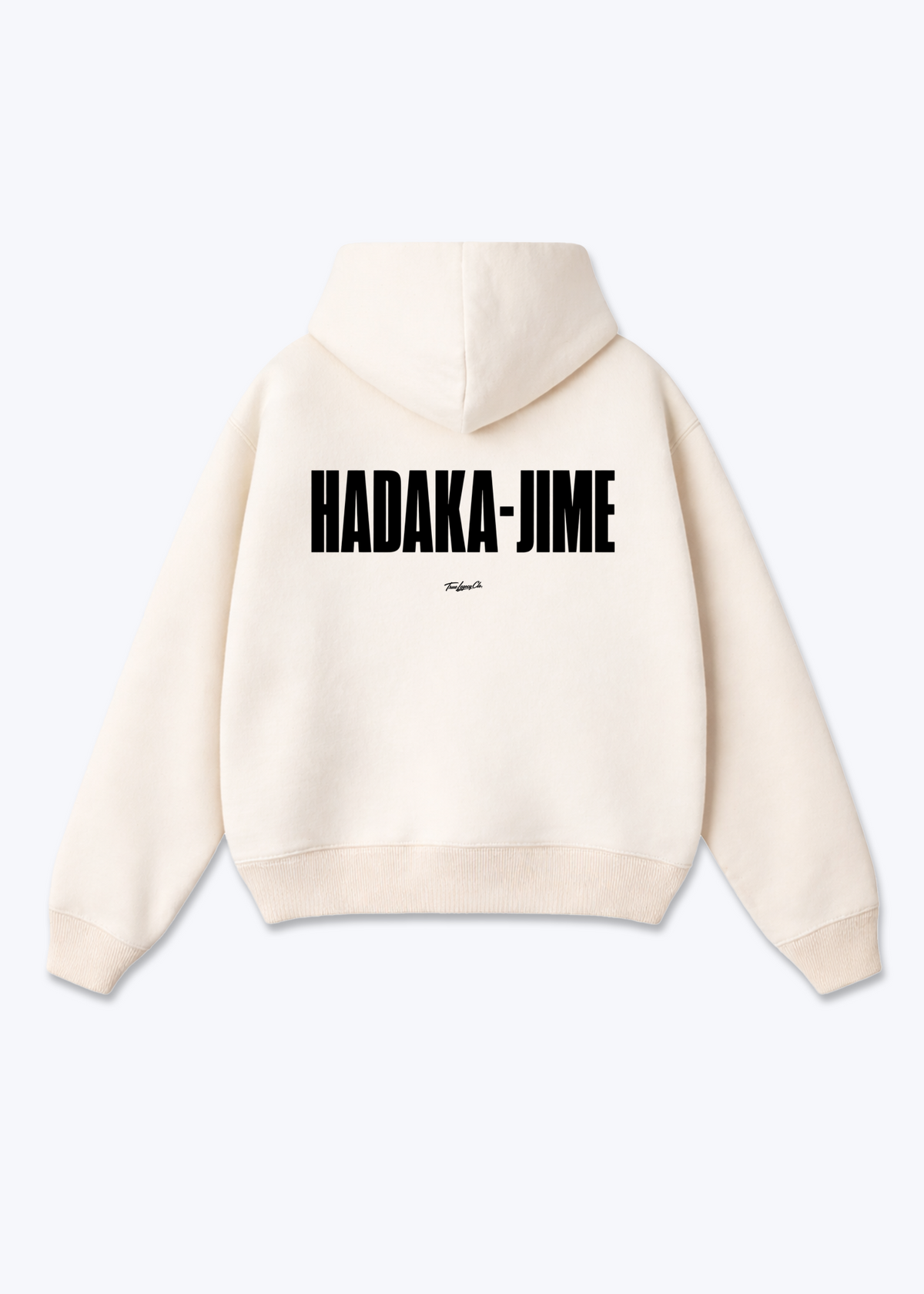 HADAKA-JIME - Oversized Hoodie - Beige Back (Designed)