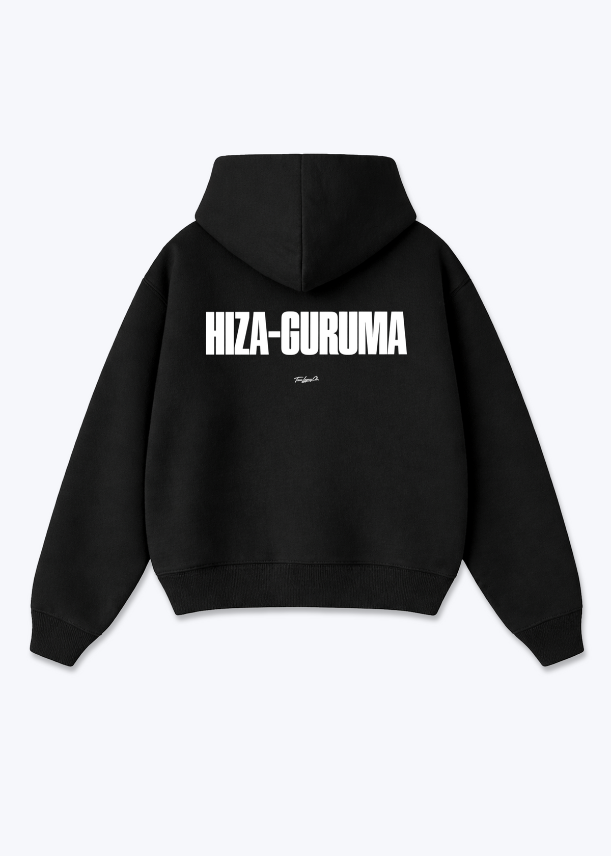 HIZA-GURUMA - Oversized Hoodie - Black Back (Designed)
