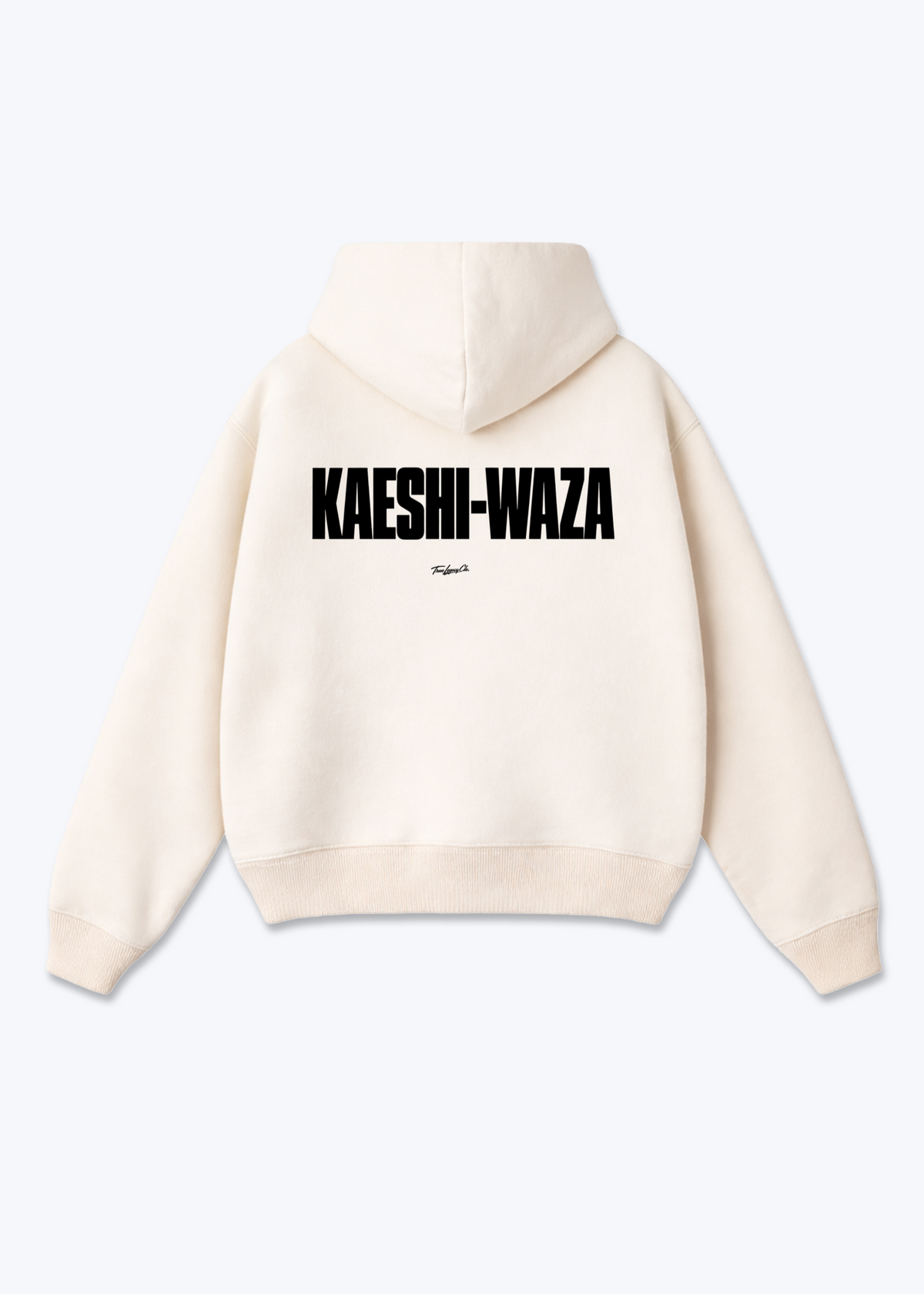 KAESHI-WAZA - Oversized Hoodie - Beige Back (Designed)