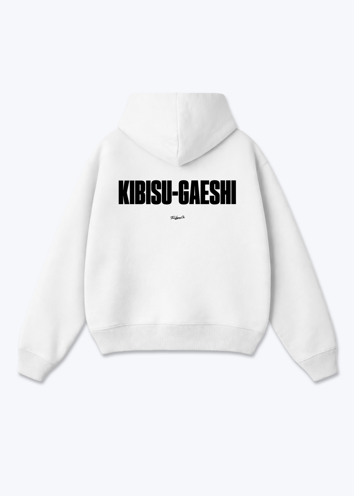KIBISU-GAESHI - Oversized Hoodie - White Back (Designed)