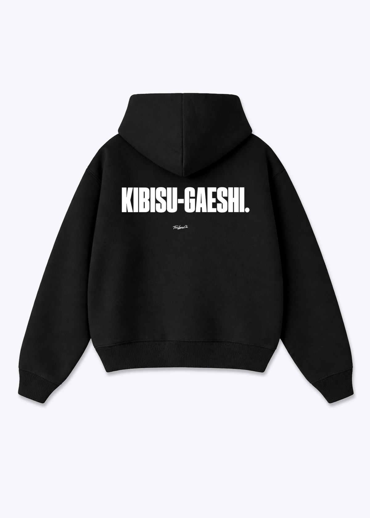 KIBISU-GAESHI - Oversized Hoodie - Black Back (Designed)