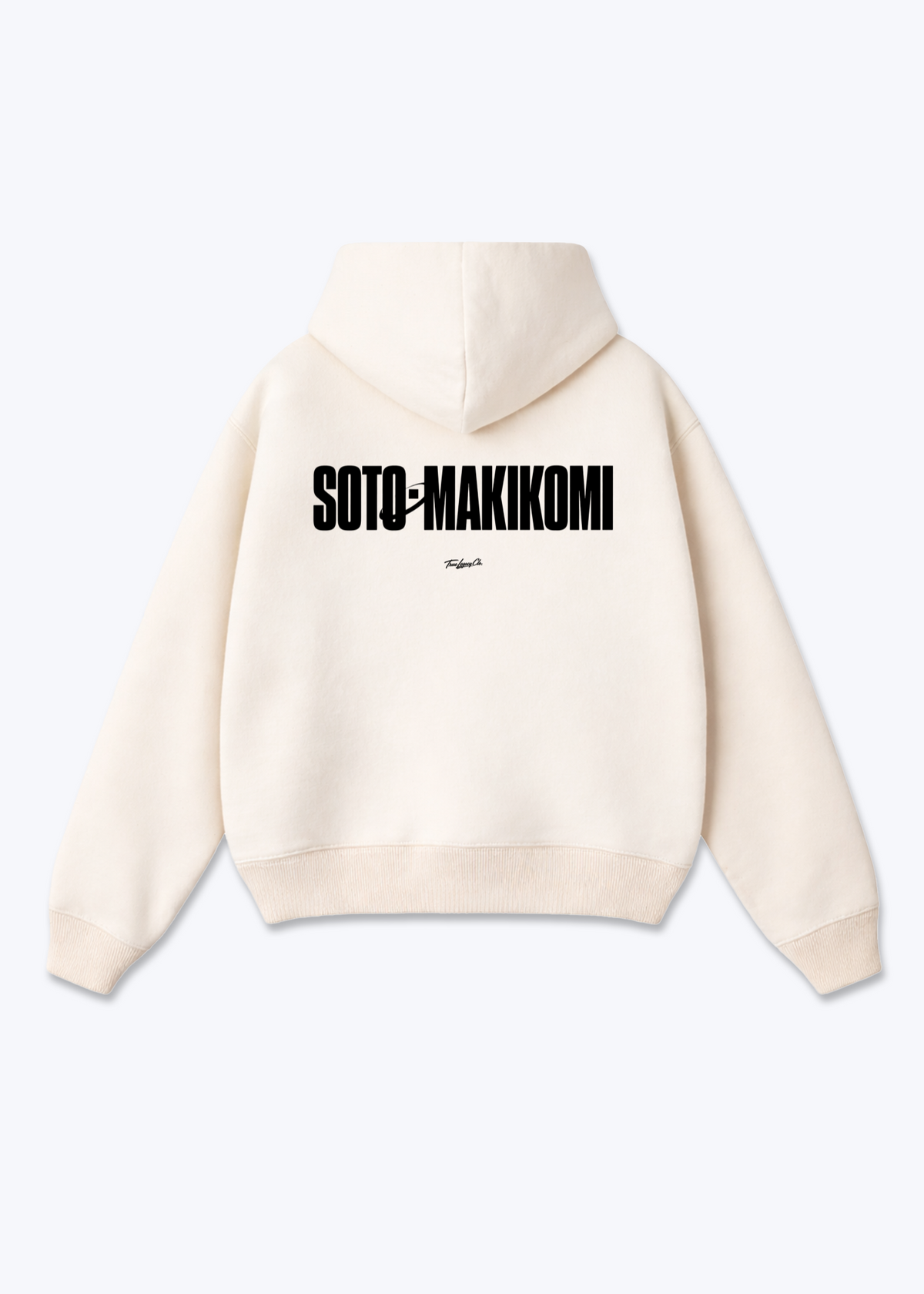 SOTO-MAKIKOMI - Oversized Hoodie - Beige Back (Designed)