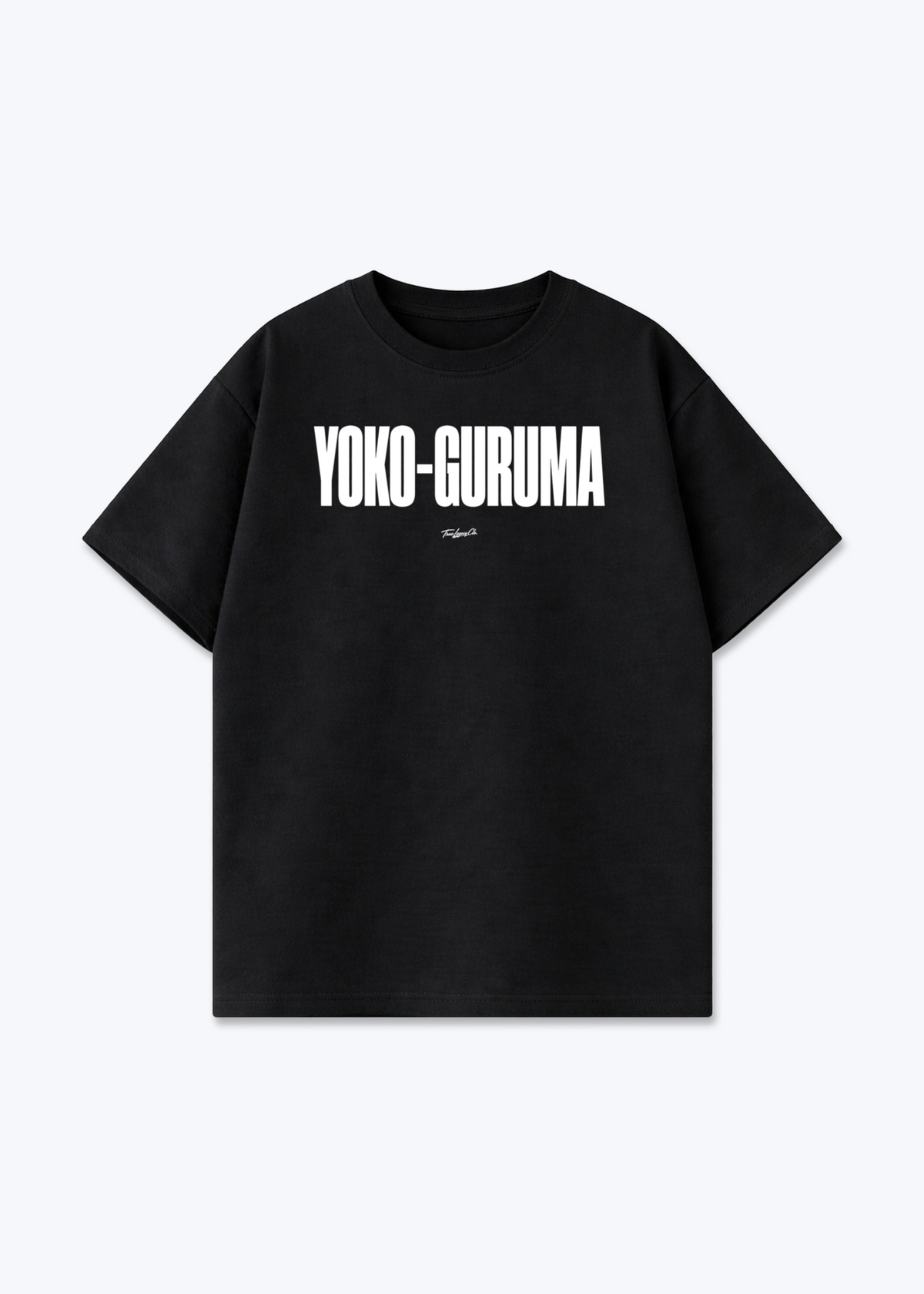 YOKO-GURUMA - Oversized Shirt - Black Front (Designed)