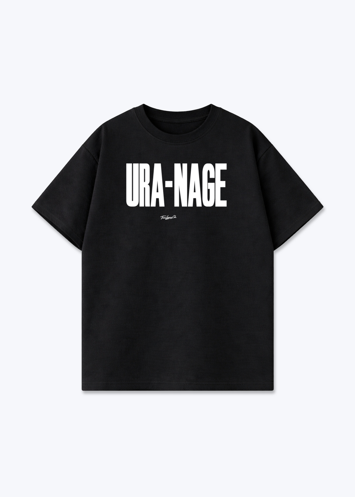 URA-NAGE - Oversized Shirt - Black Front (Designed)