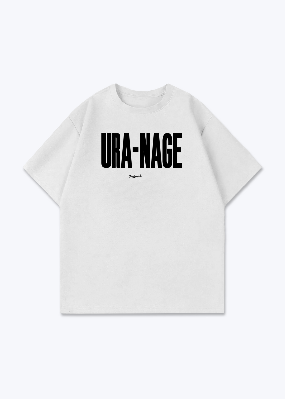 URA-NAGE - Oversized Shirt - White Front (Designed)