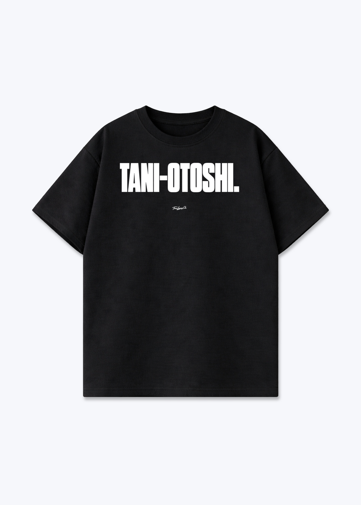 TANI-OTOSHI - Oversized Shirt - Black Front (Designed)
