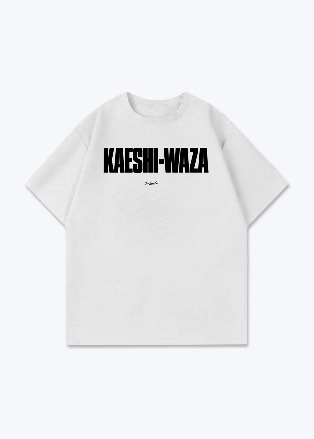 KAESHI-WAZA - Oversized Shirt - White Front (Designed)