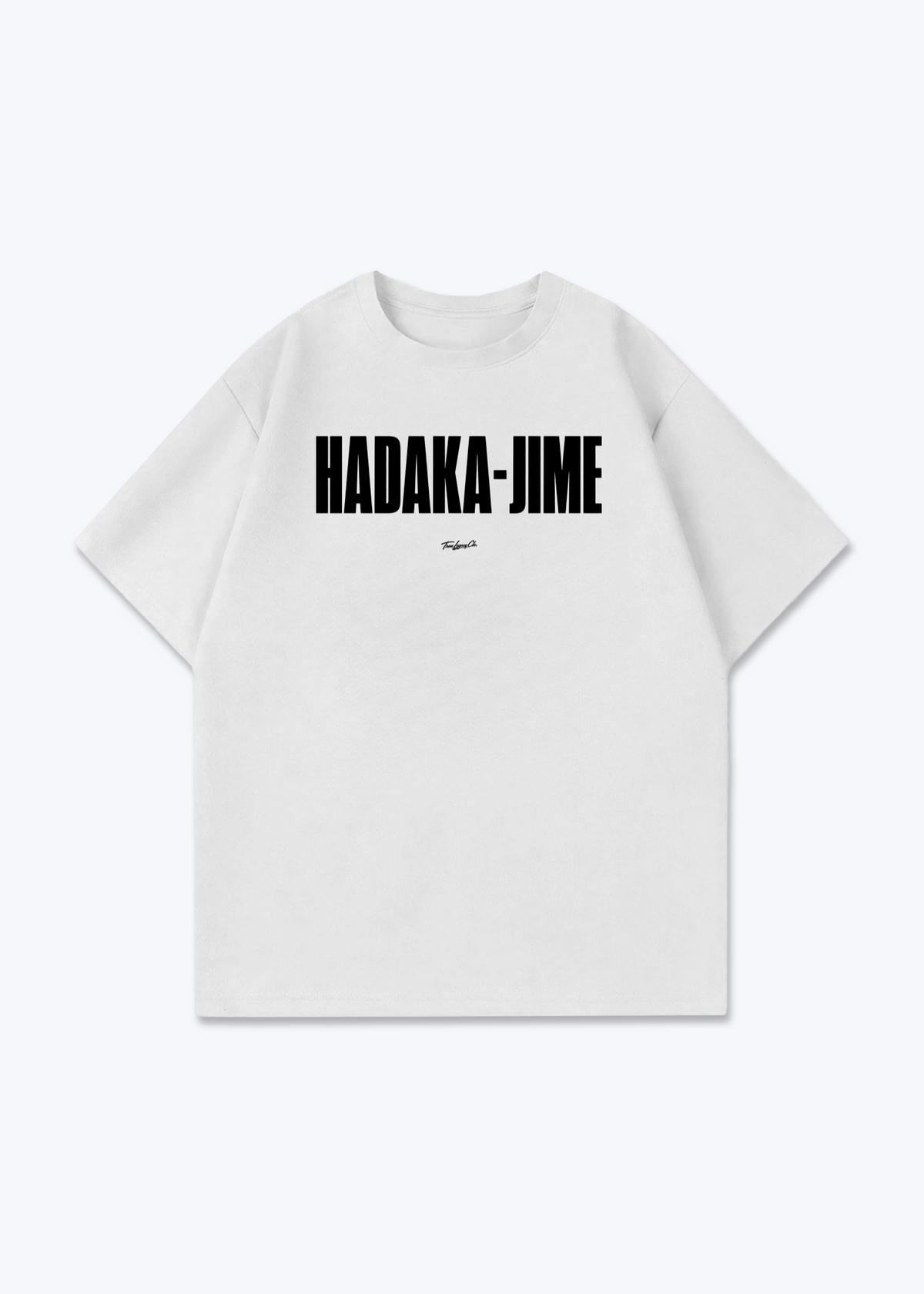 HADAKA-JIME - Oversized Shirt - White Front (Designed)