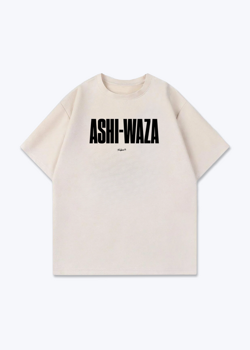 ASHI-WAZA - Oversized Shirt - Beige Front (Designed)