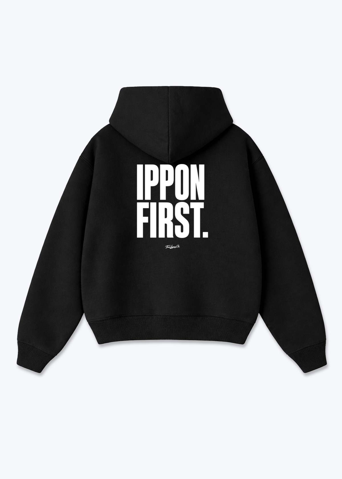 IPPON FIRST - Oversized Hoodie - Black Back (Designed)