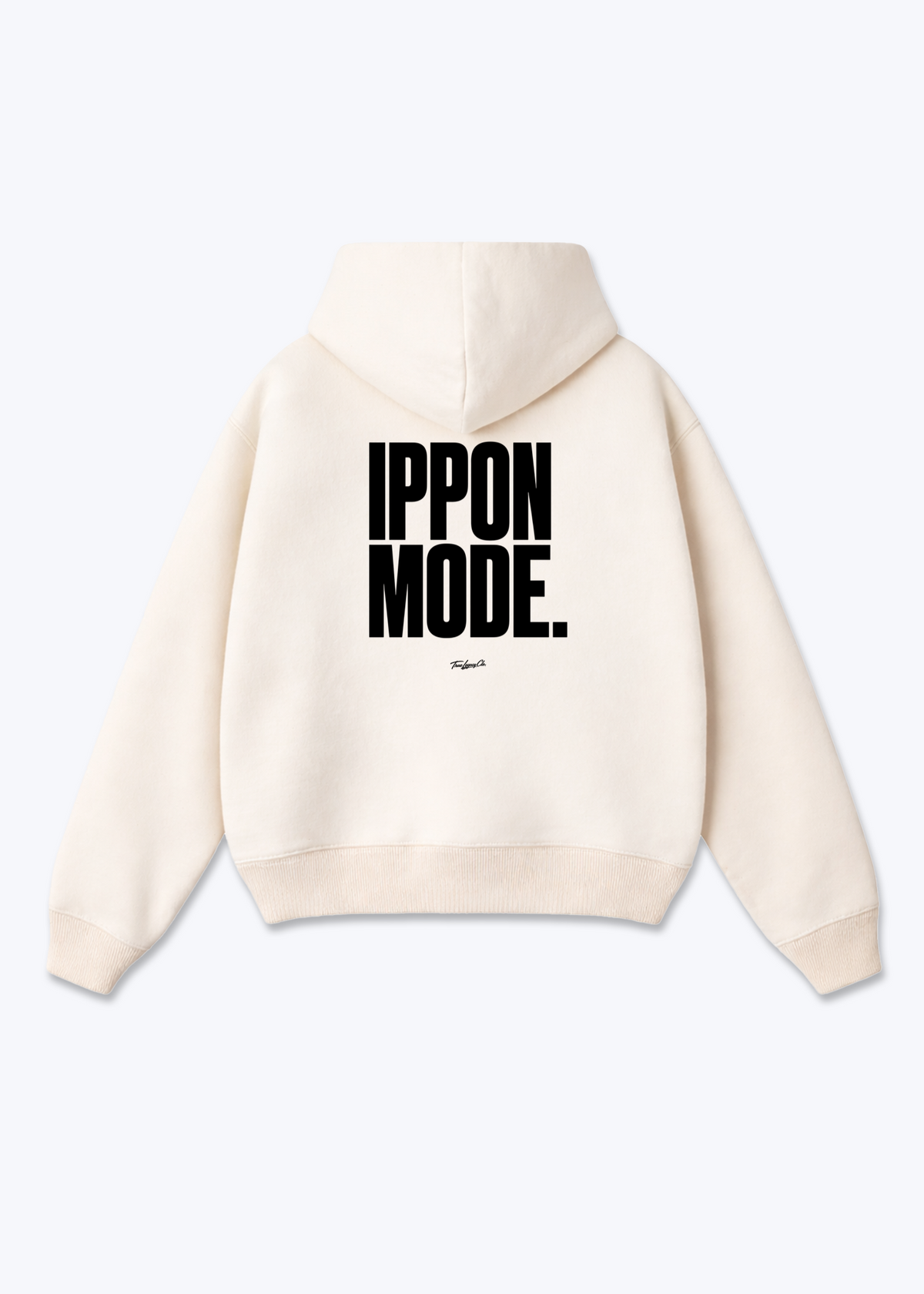 IPPON MODE - Oversized Hoodie - Beige Back (Designed)