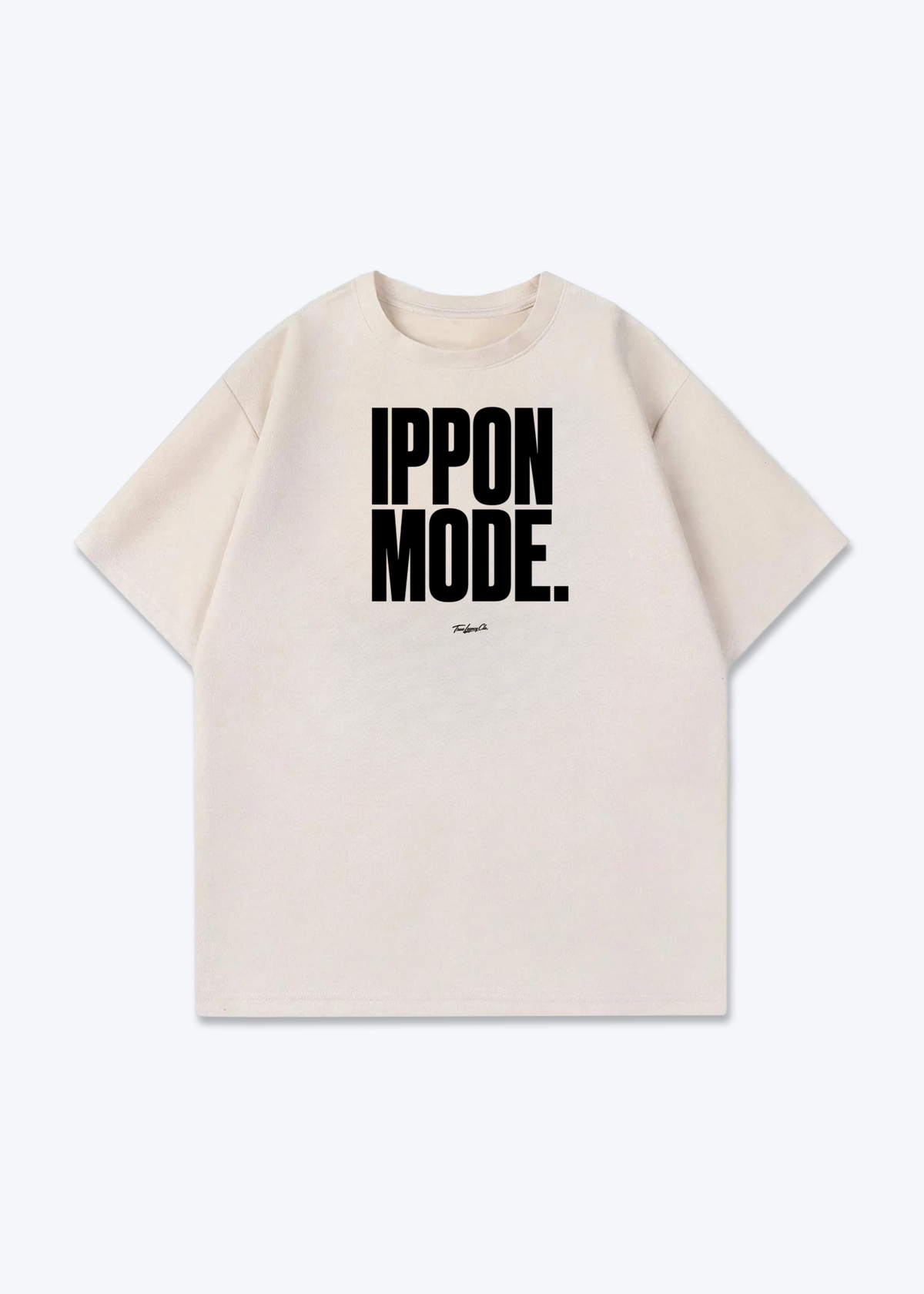 IPPON MODE - Oversized Shirt - Beige Front (Designed)