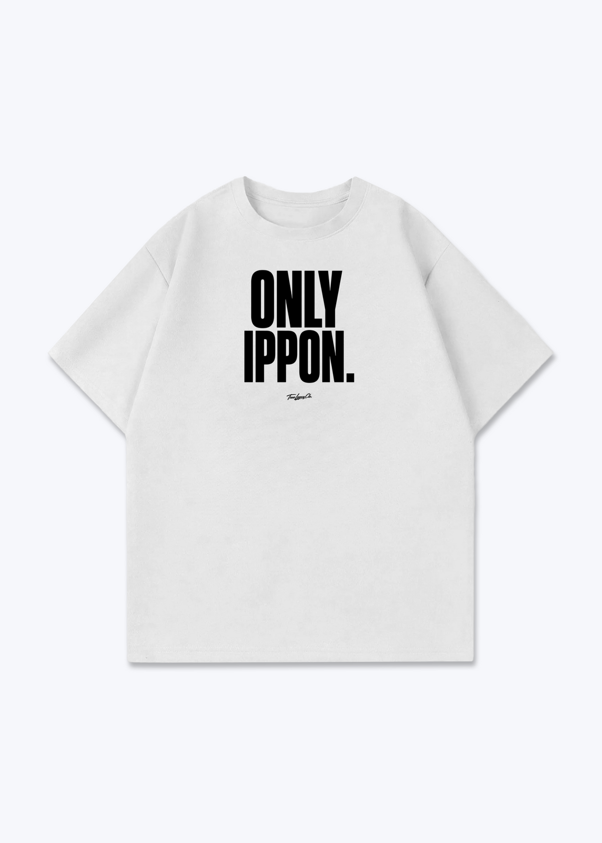 ONLY IPPON - Oversized Shirt - White Front (Designed)