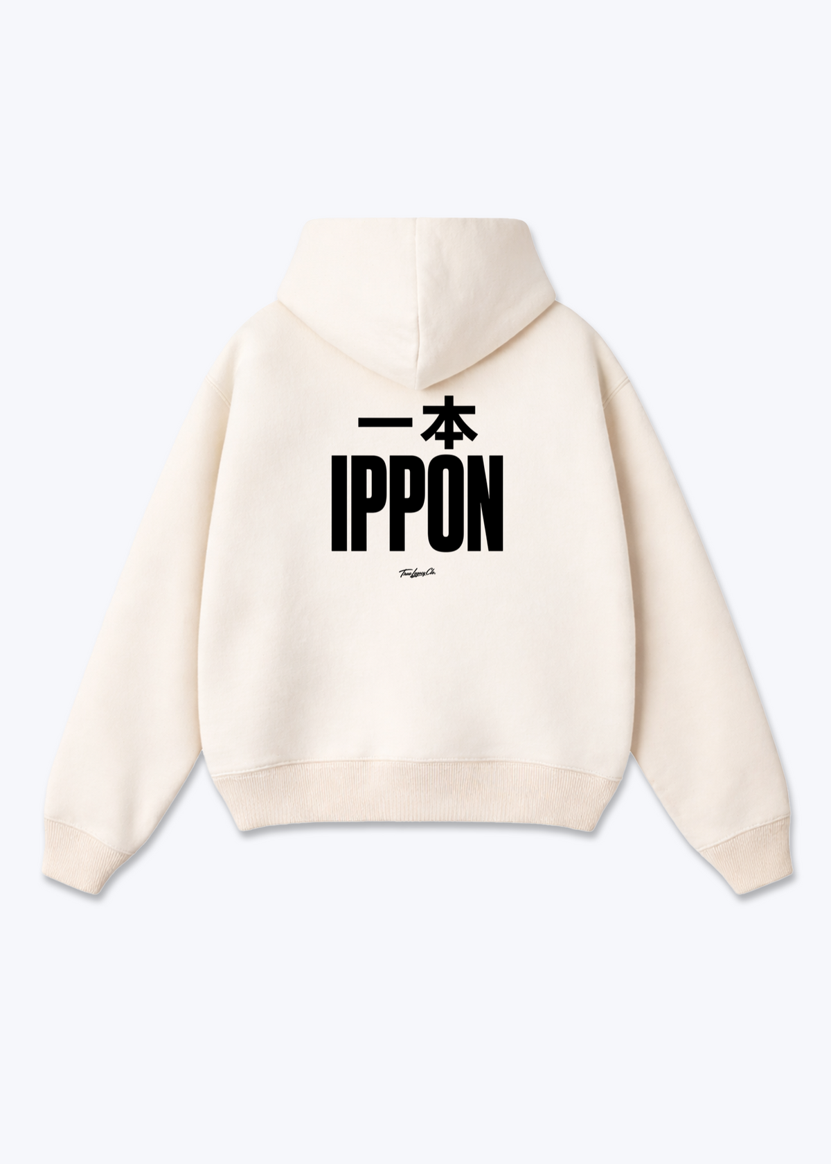 IPPON | CLASSIC - Oversized Hoodie - Beige Back (Designed)